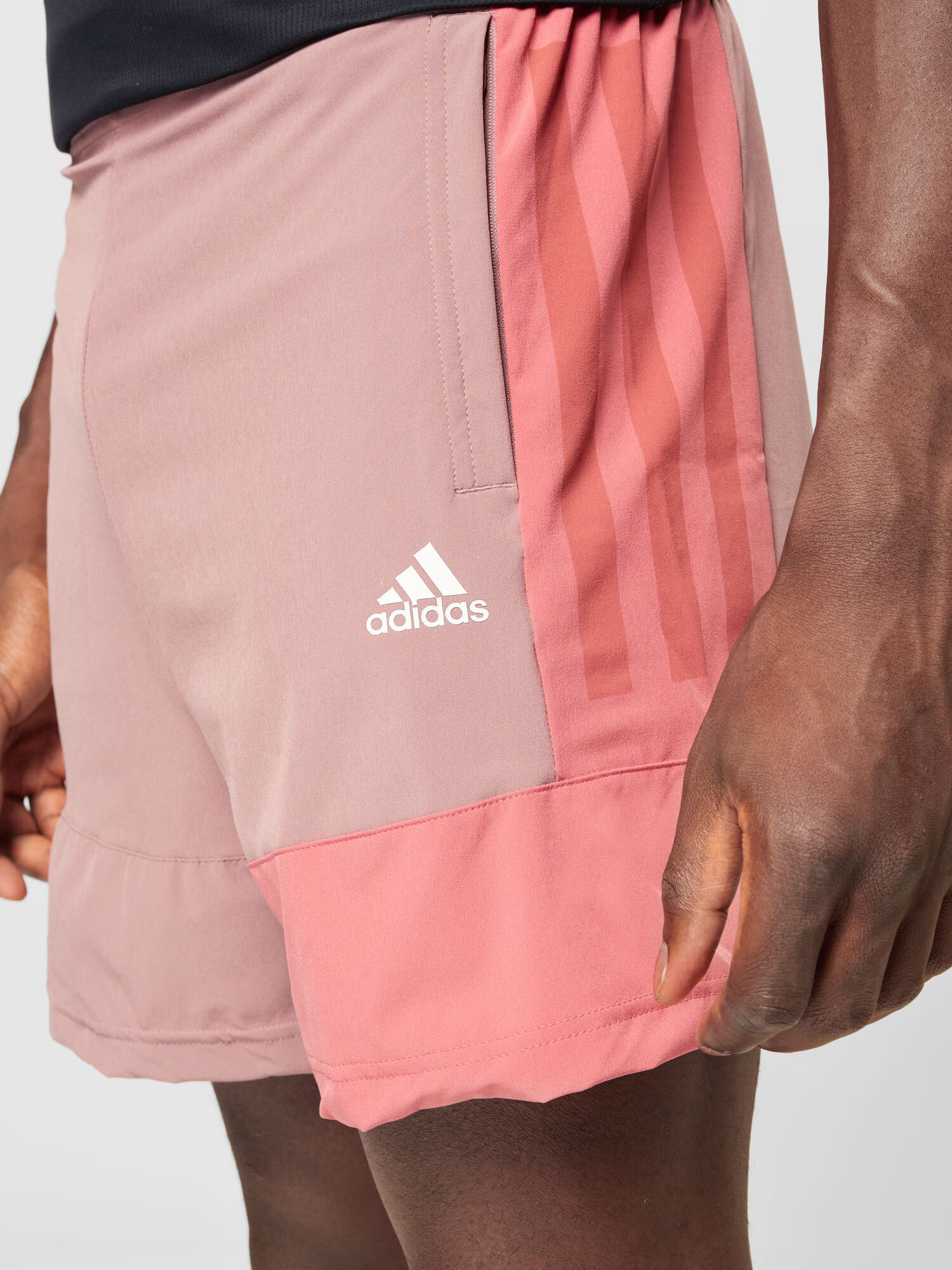 ADIDAS SPORTSWEAR Športne hlače kapučino / svetlo roza / bela - Pepit.si