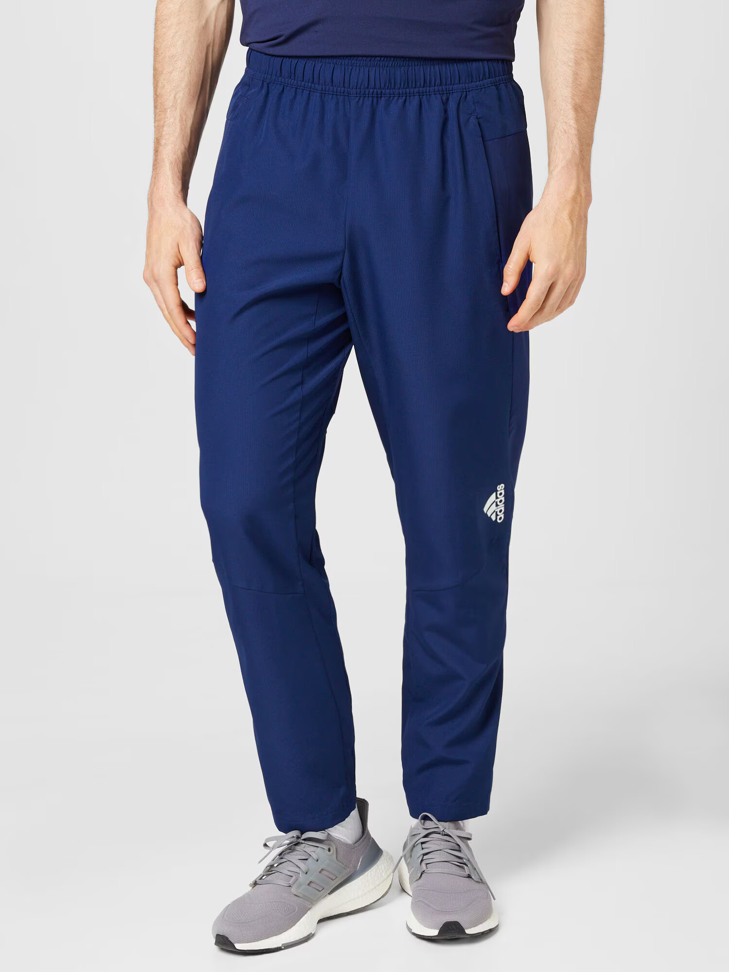 ADIDAS SPORTSWEAR Športne hlače marine / bela - Pepit.si