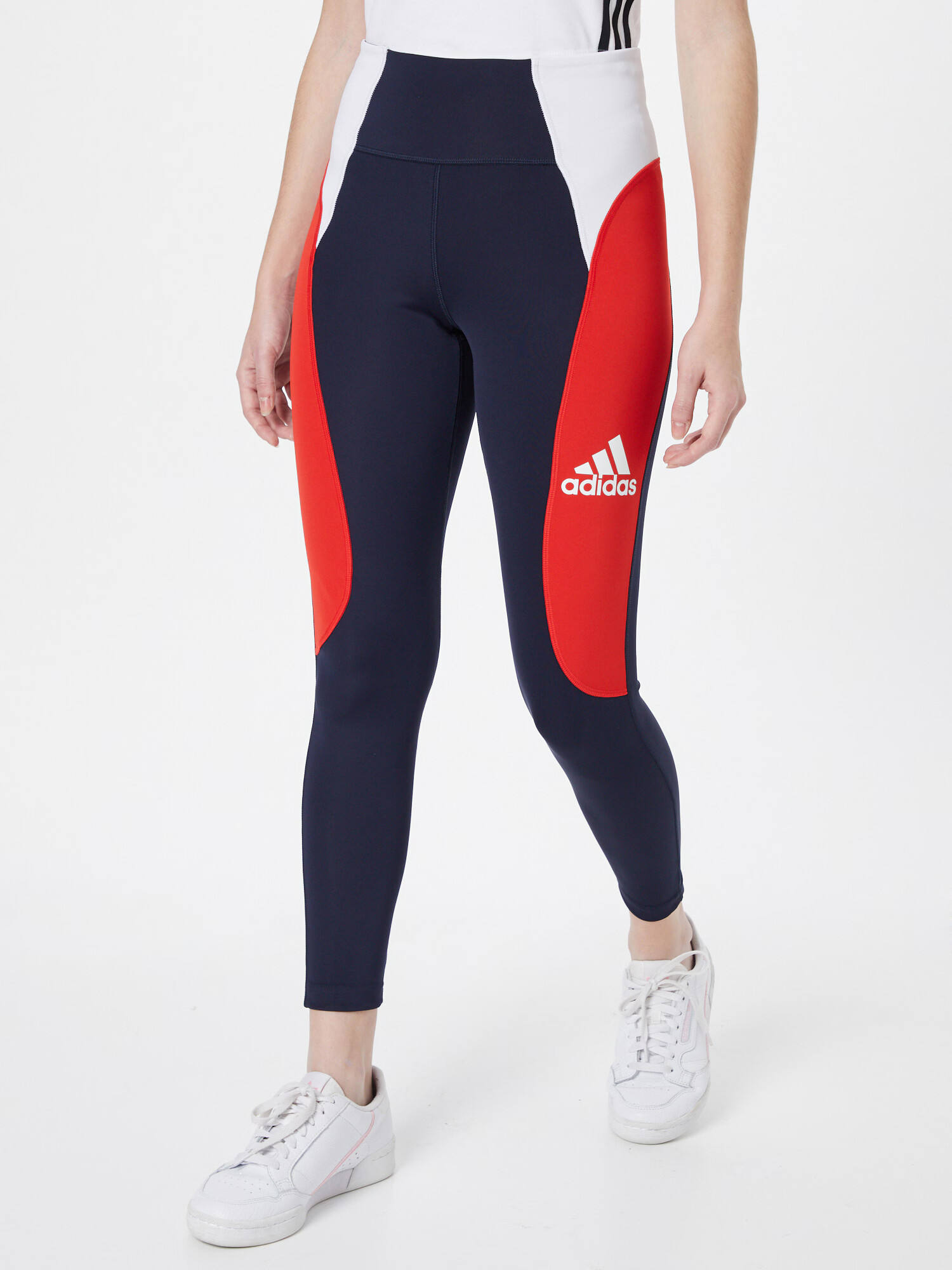 ADIDAS SPORTSWEAR Športne hlače marine / rdeča / bela - Pepit.si