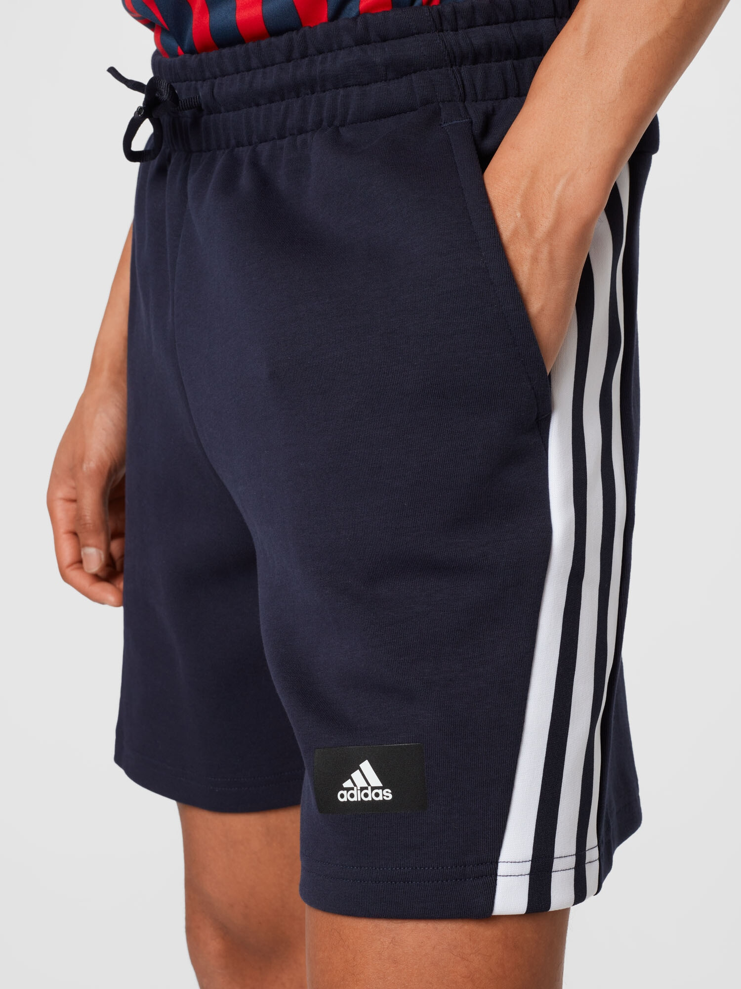 ADIDAS SPORTSWEAR Športne hlače mornarska / črna / bela - Pepit.si