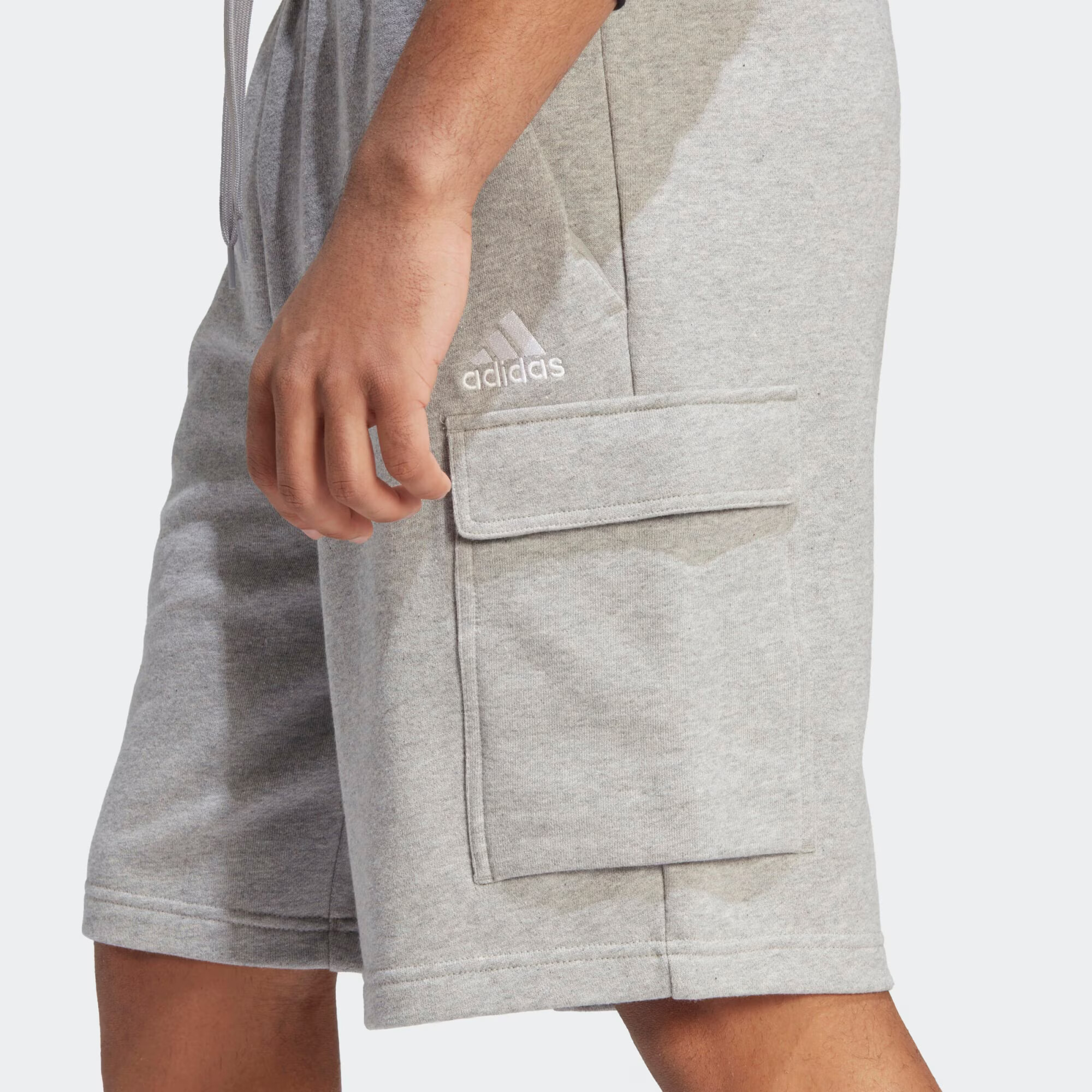 ADIDAS SPORTSWEAR Športne hlače pegasto siva / bela - Pepit.si