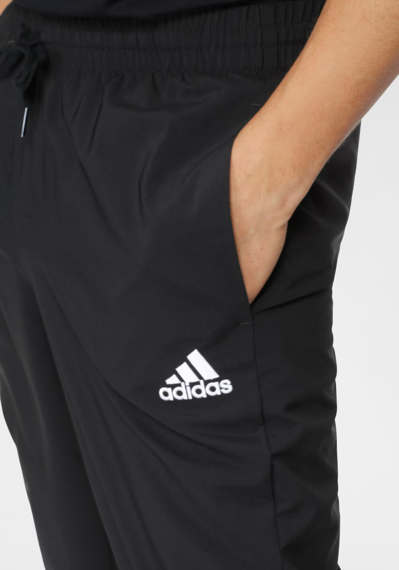 ADIDAS SPORTSWEAR Športne hlače 'Stanford Essentials' črna / bela - Pepit.si