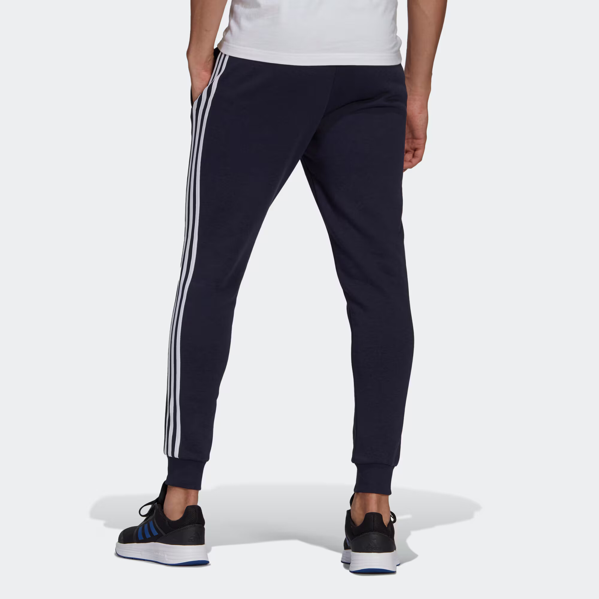 ADIDAS SPORTSWEAR Športne hlače temno modra / bela - Pepit.si