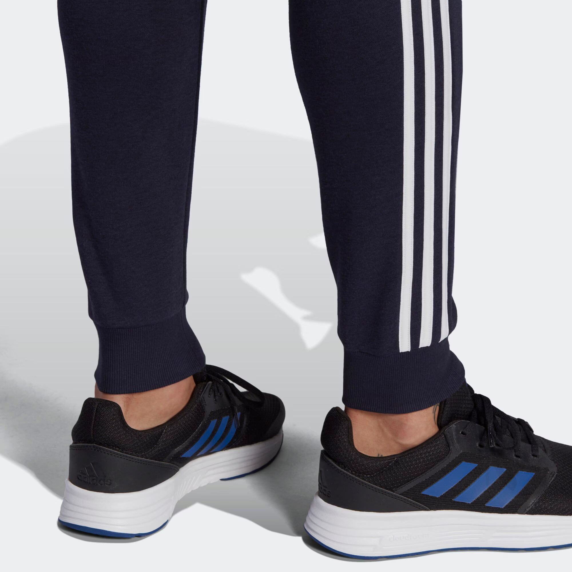 ADIDAS SPORTSWEAR Športne hlače temno modra / bela - Pepit.si