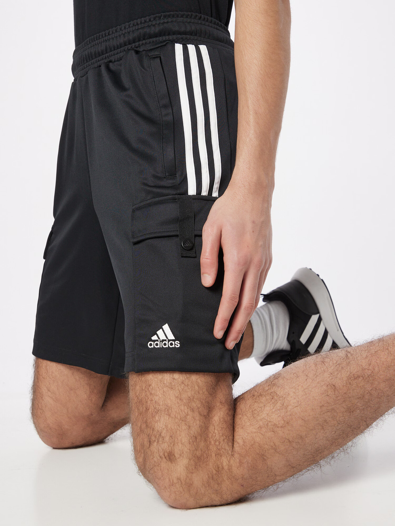 ADIDAS SPORTSWEAR Športne hlače 'TIRO' črna / bela - Pepit.si