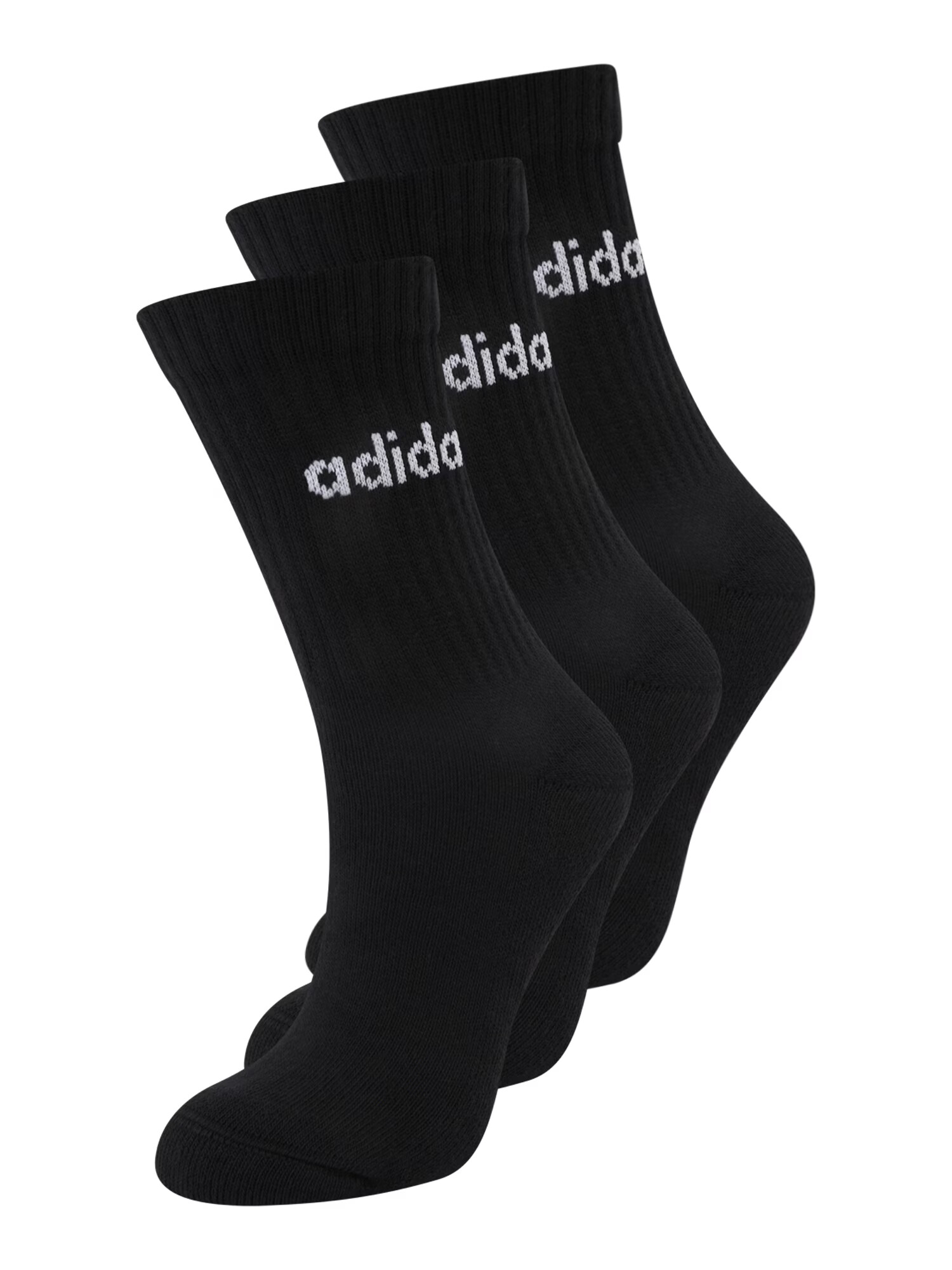 ADIDAS SPORTSWEAR Športne nogavice črna / bela - Pepit.si