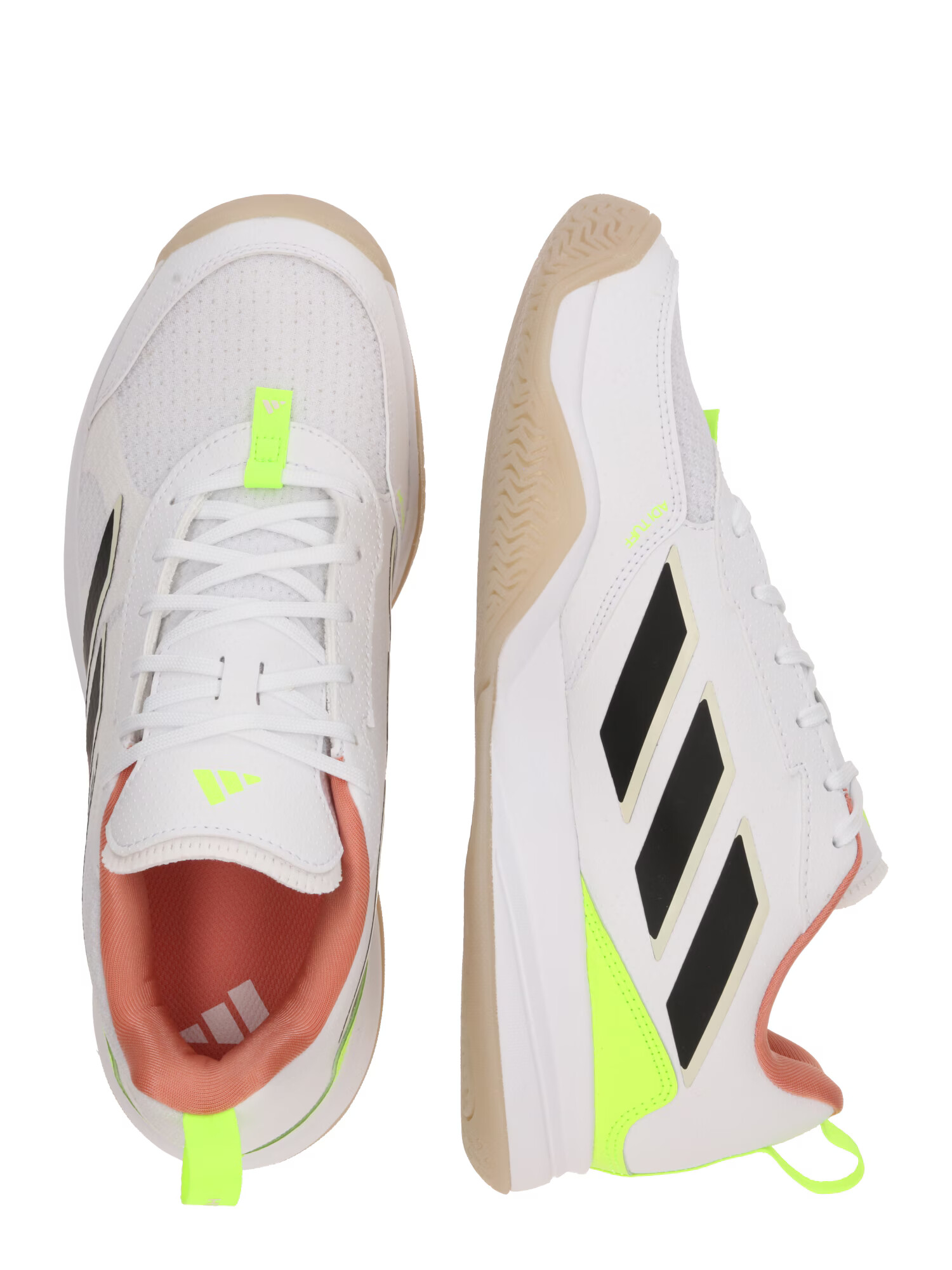 ADIDAS PERFORMANCE Športni čevelj 'AvaFlash' limeta / črna / bela / off-bela - Pepit.si