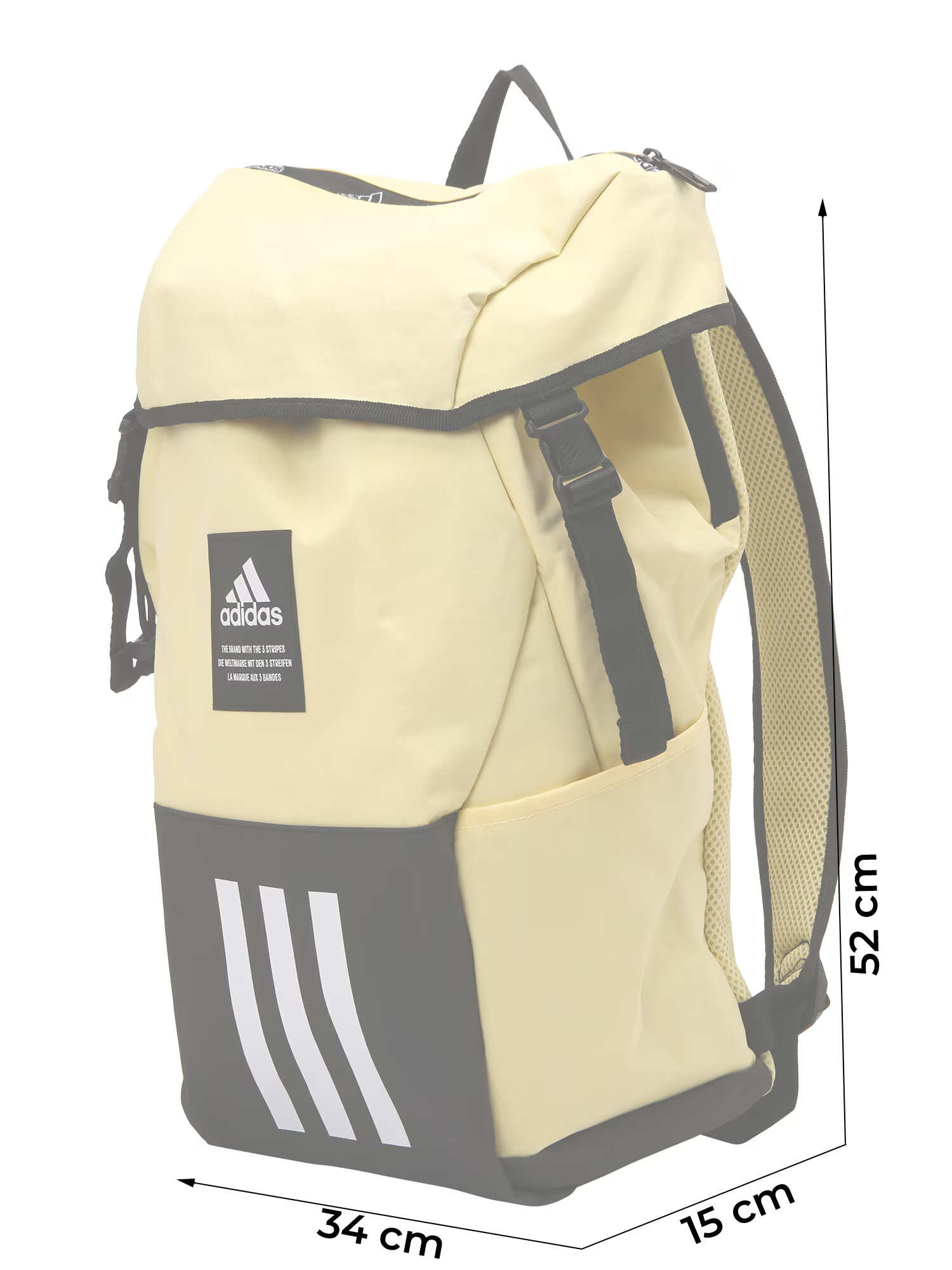 ADIDAS SPORTSWEAR Športni nahrbtnik rumena / črna / bela - Pepit.si