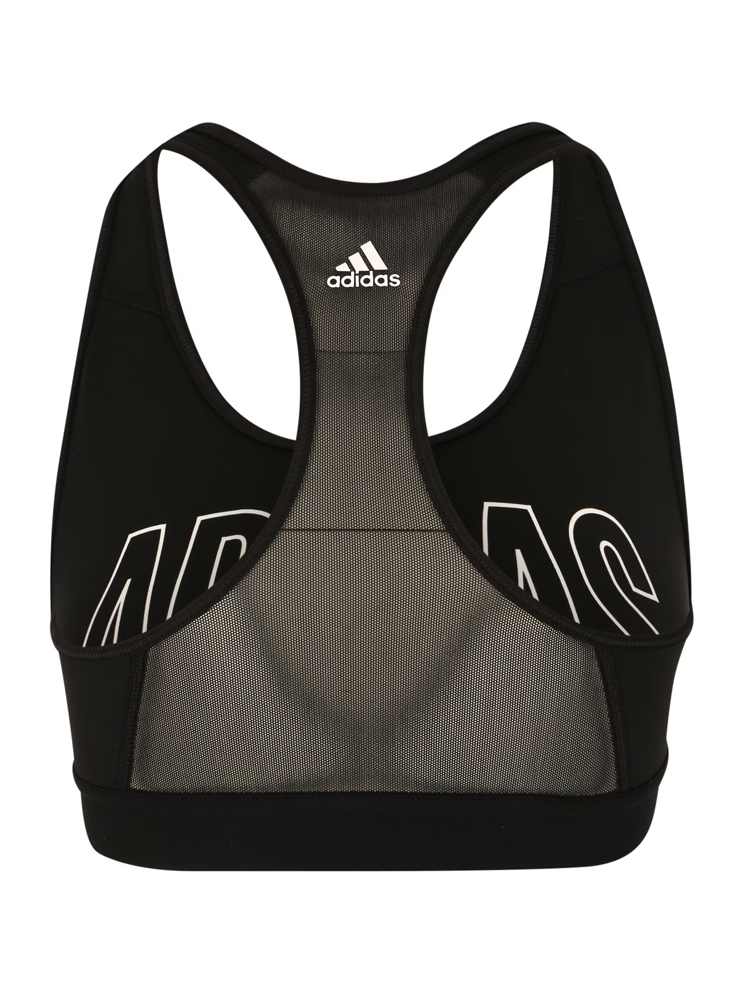 ADIDAS SPORTSWEAR Športni nederček črna / bela - Pepit.si