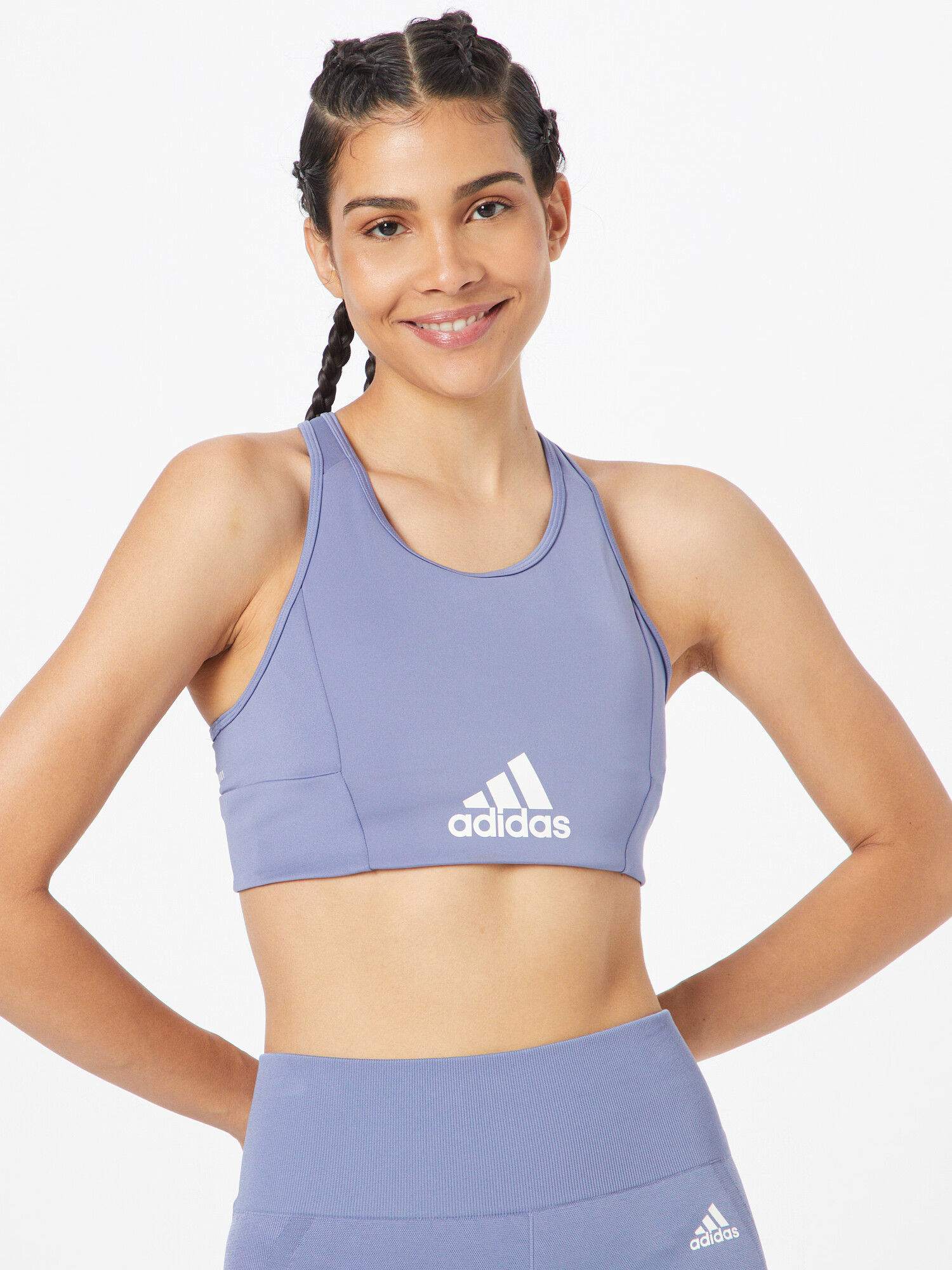 ADIDAS SPORTSWEAR Športni nederček majnica / bela - Pepit.si