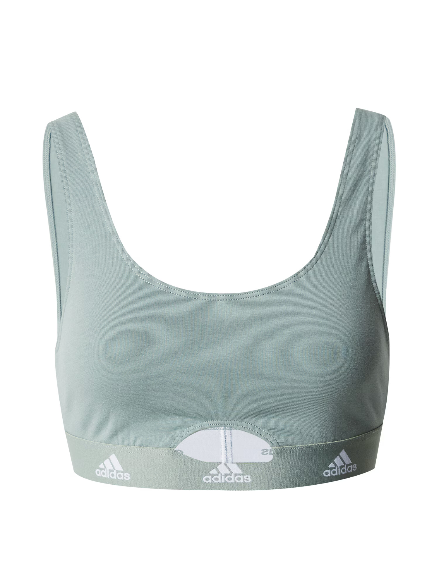 ADIDAS SPORTSWEAR Športni nederček pastelno zelena / bela - Pepit.si