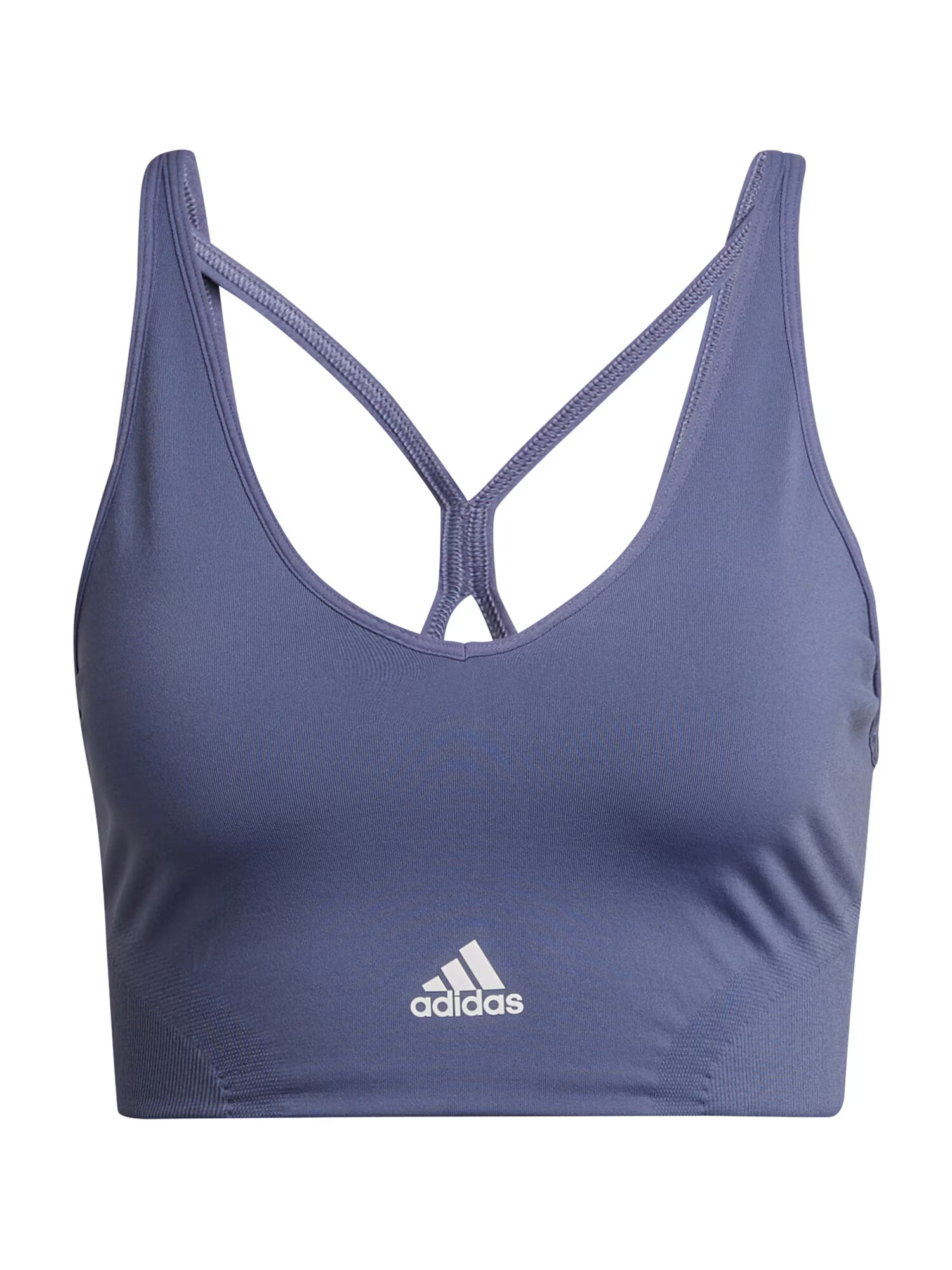 ADIDAS SPORTSWEAR Športni nederček temno liila / bela - Pepit.si