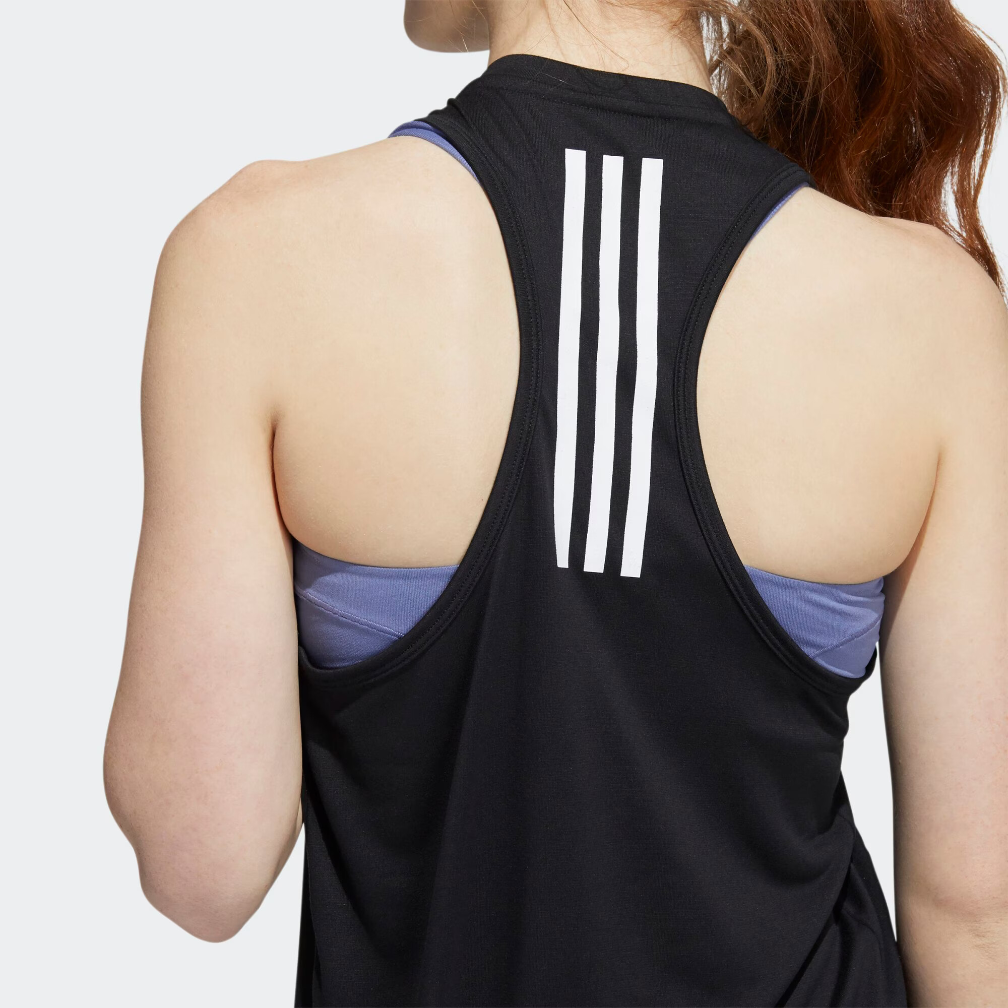 ADIDAS SPORTSWEAR Športni top črna / bela - Pepit.si