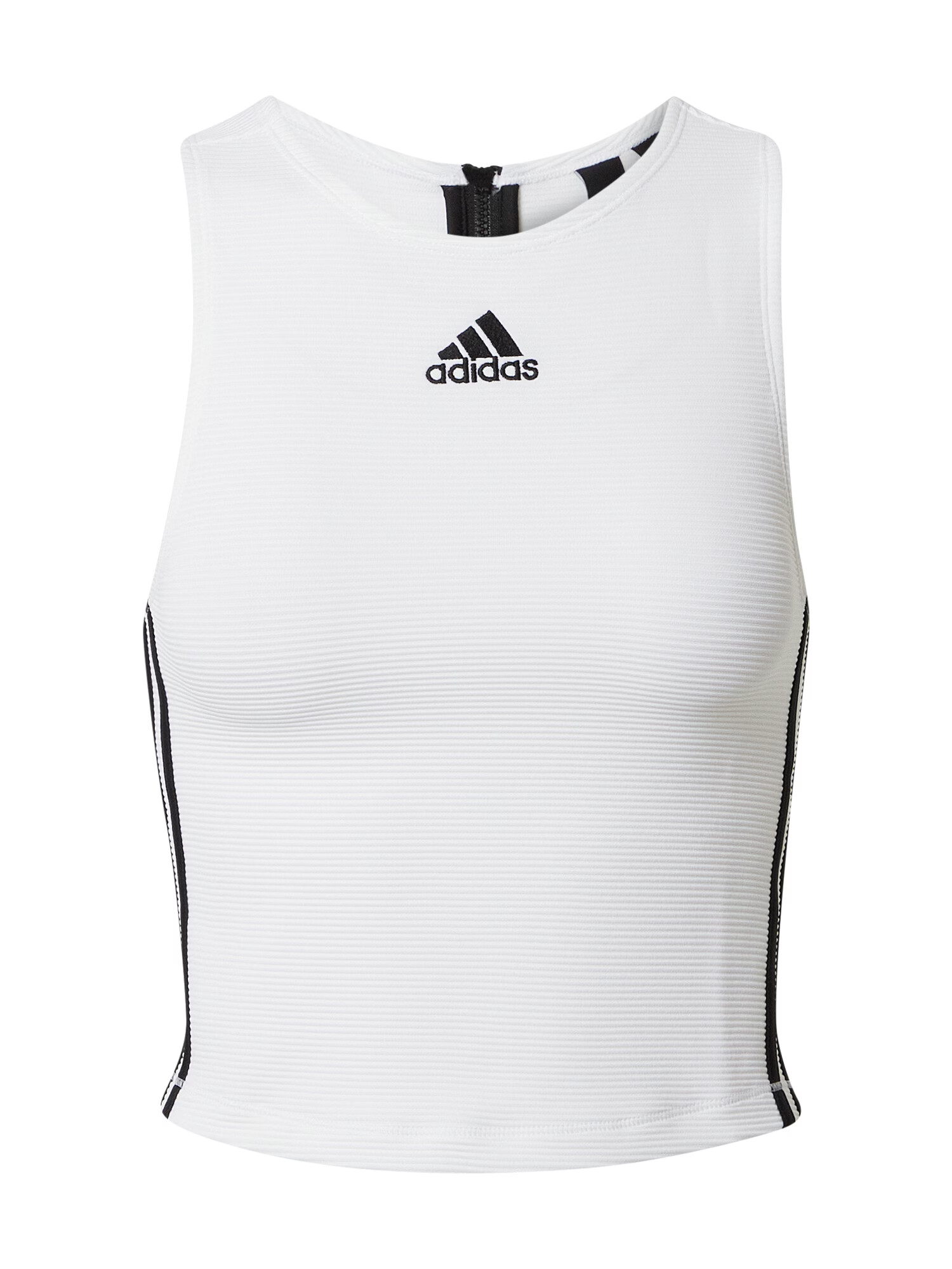 ADIDAS SPORTSWEAR Športni top črna / bela - Pepit.si