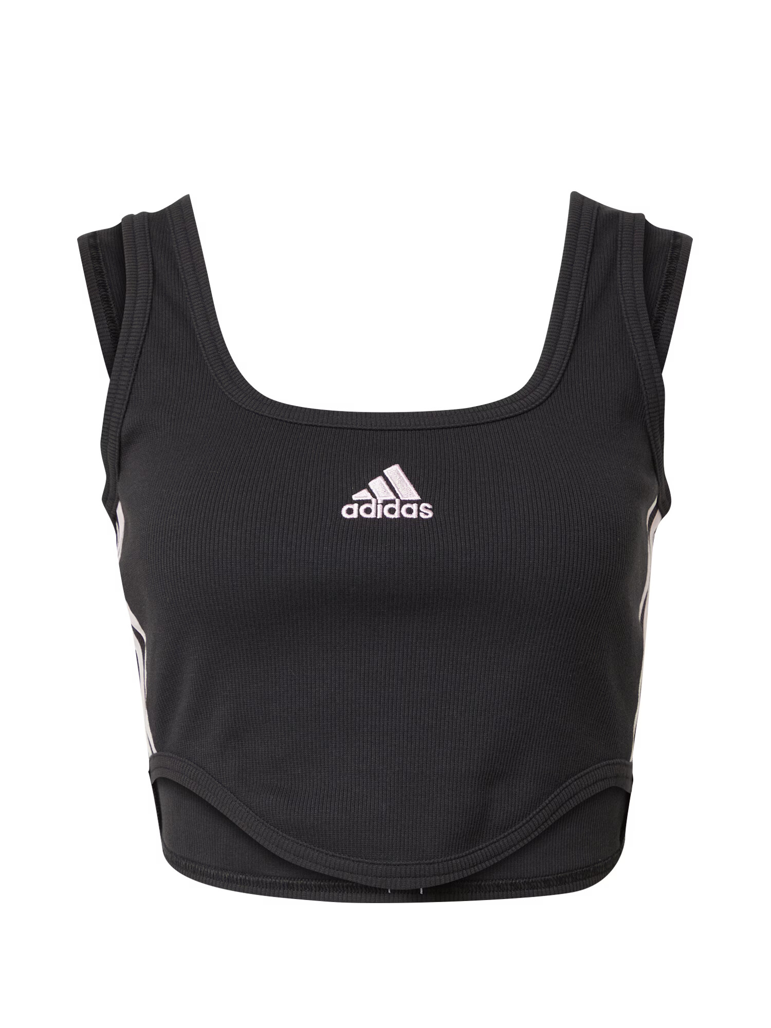 ADIDAS SPORTSWEAR Športni top črna / bela - Pepit.si