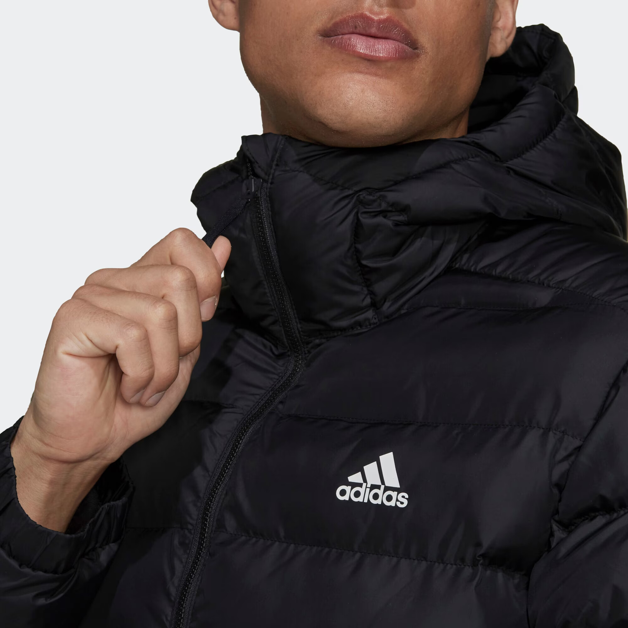 ADIDAS SPORTSWEAR Zunanja jakna 'Itavic' črna / bela - Pepit.si