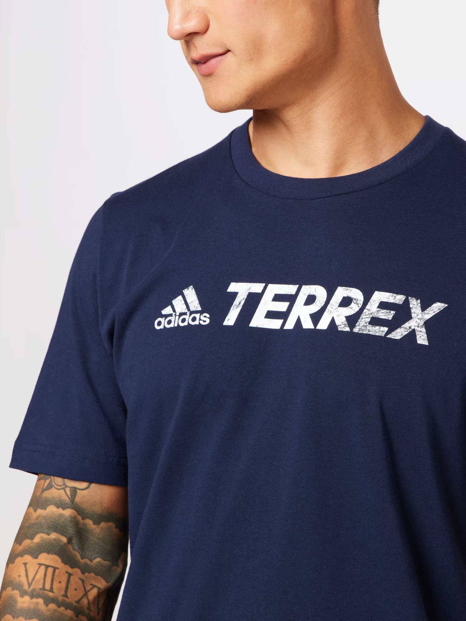 ADIDAS TERREX Funkcionalna majica modra / bela - Pepit.si