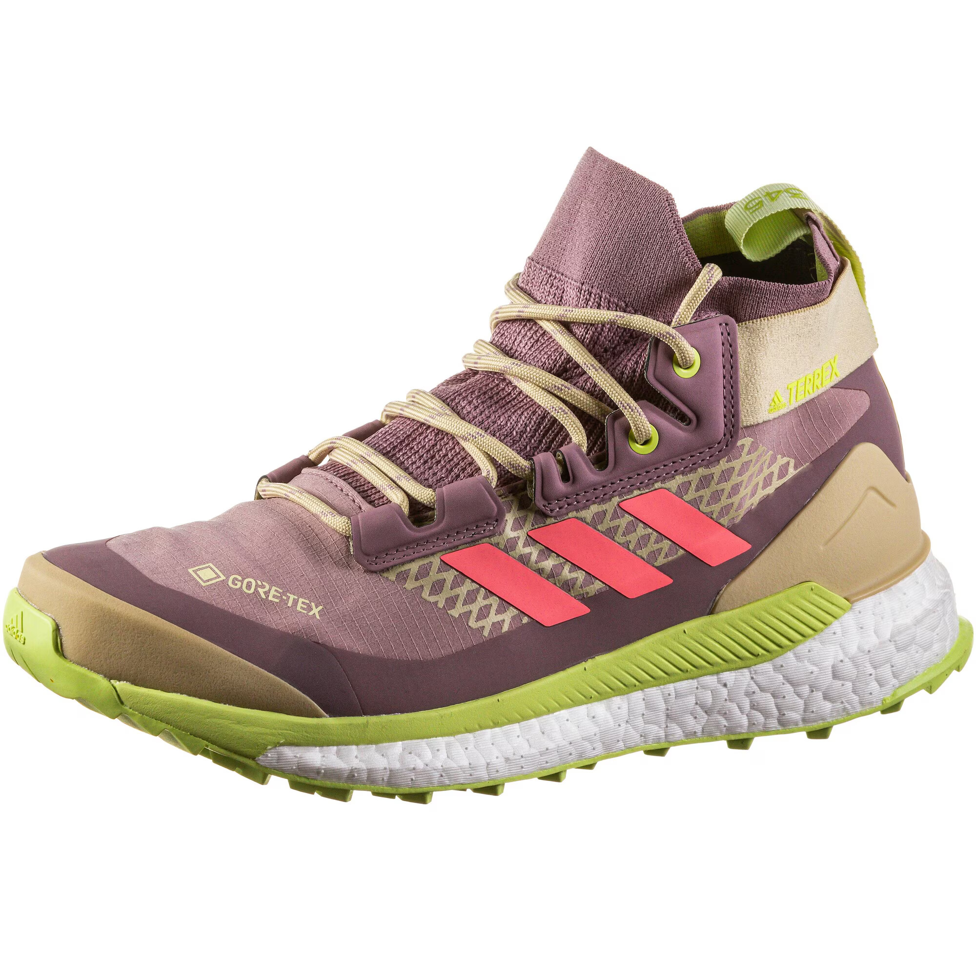 adidas Terrex Škornji 'Free Hiker' mauve / pesek / roza / limeta - Pepit.si