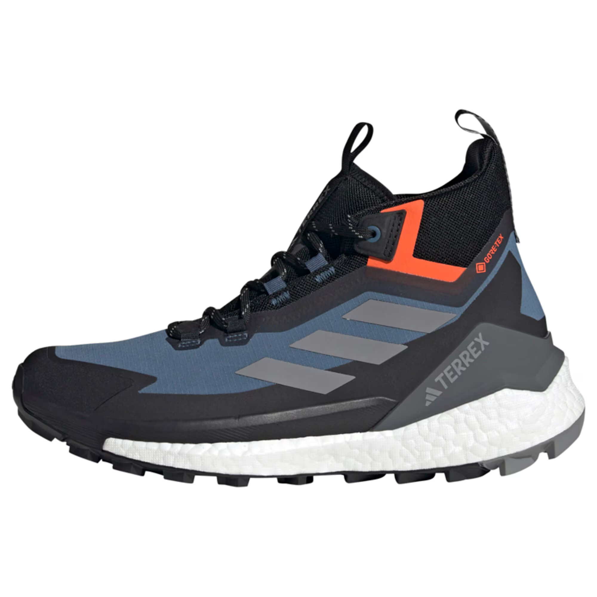 ADIDAS TERREX Škornji 'Free Hiker 2' dimno modra / grafit / kamen / oranžna / črna - Pepit.si