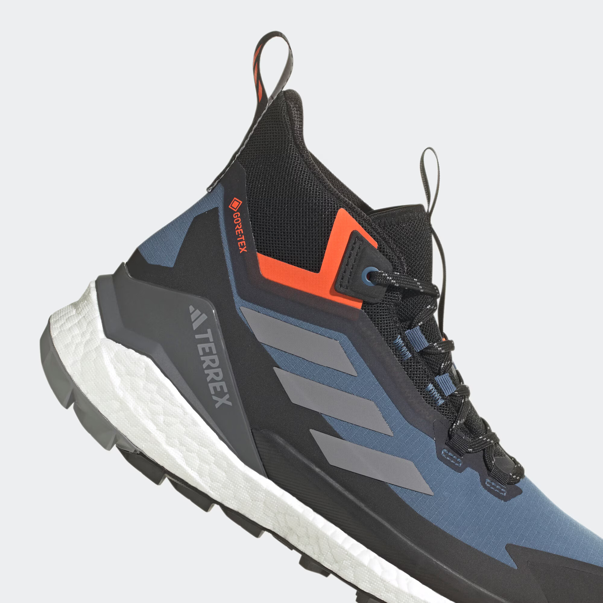 ADIDAS TERREX Škornji 'Free Hiker 2' dimno modra / grafit / kamen / oranžna / črna - Pepit.si