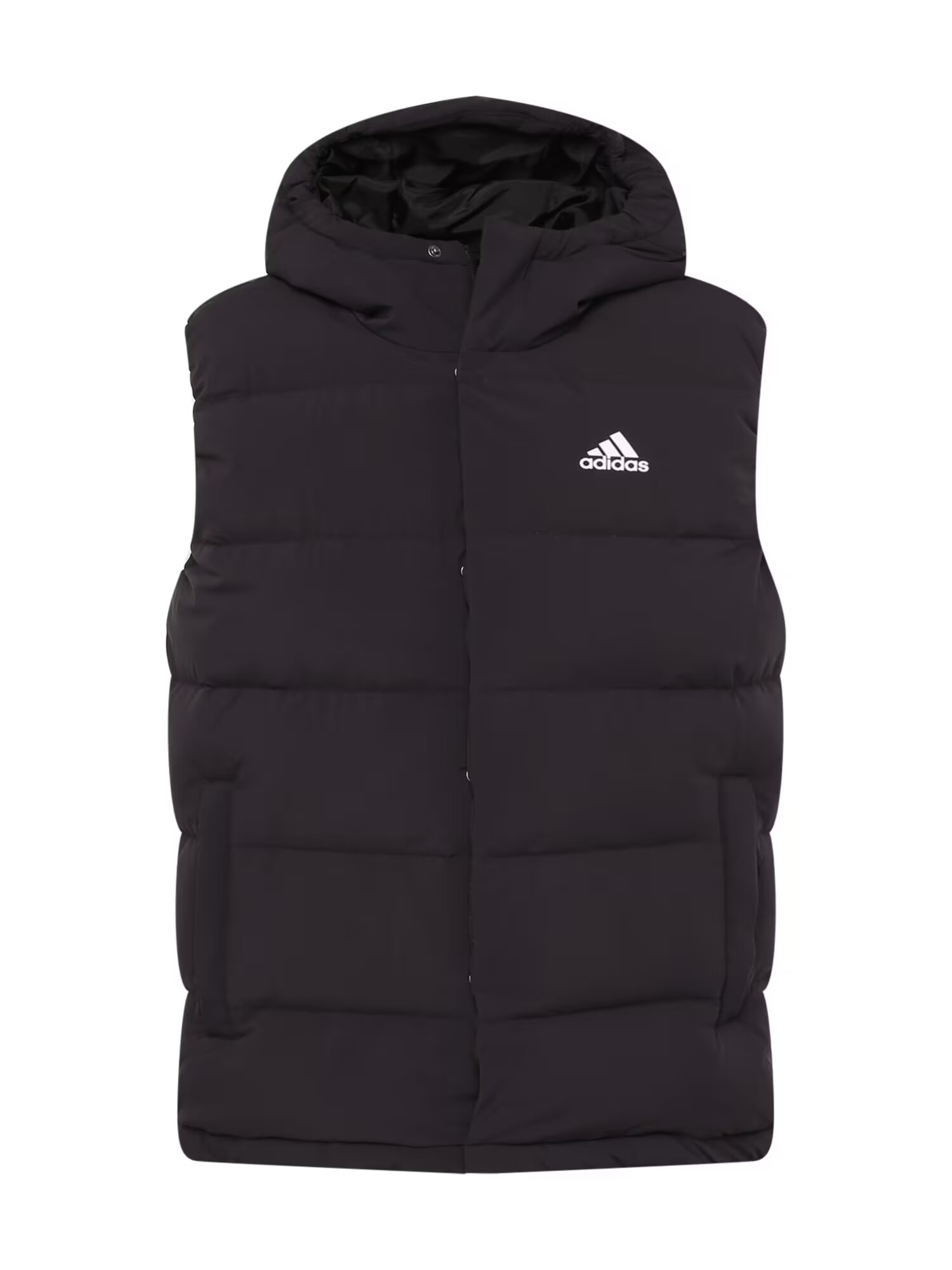 ADIDAS SPORTSWEAR Športen telovnik črna / bela - Pepit.si