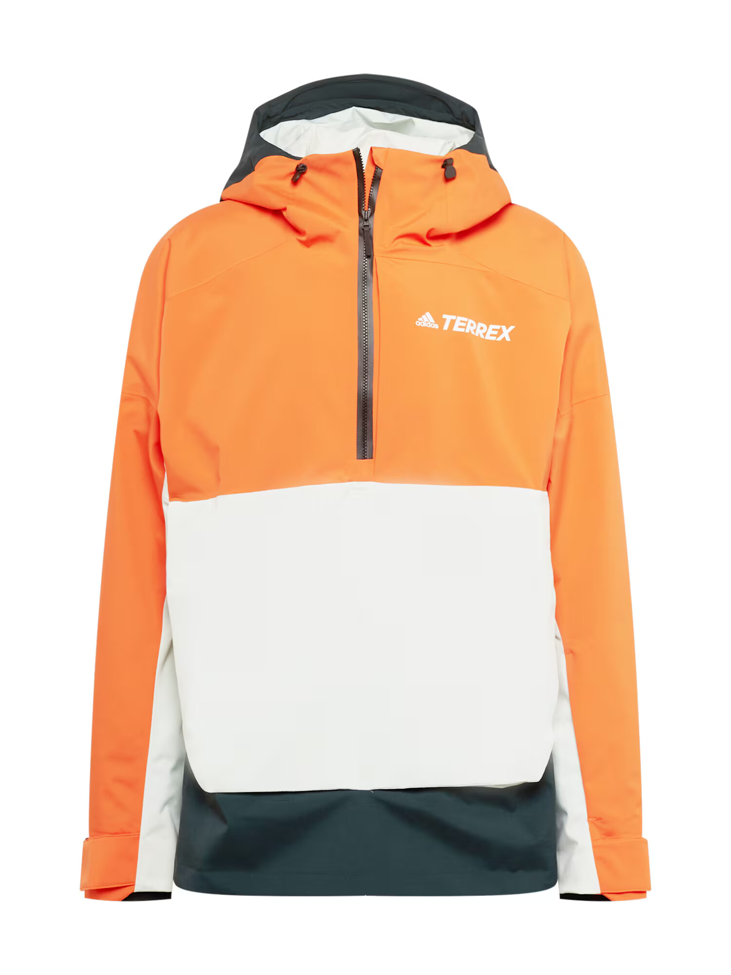 ADIDAS TERREX Zunanja jakna mornarska / temno oranžna / off-bela - Pepit.si