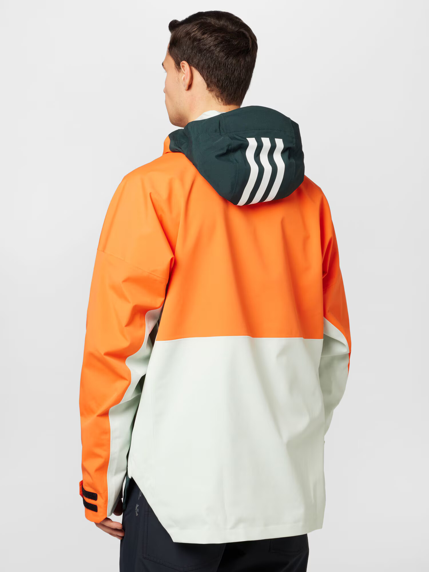 ADIDAS TERREX Zunanja jakna mornarska / temno oranžna / off-bela - Pepit.si