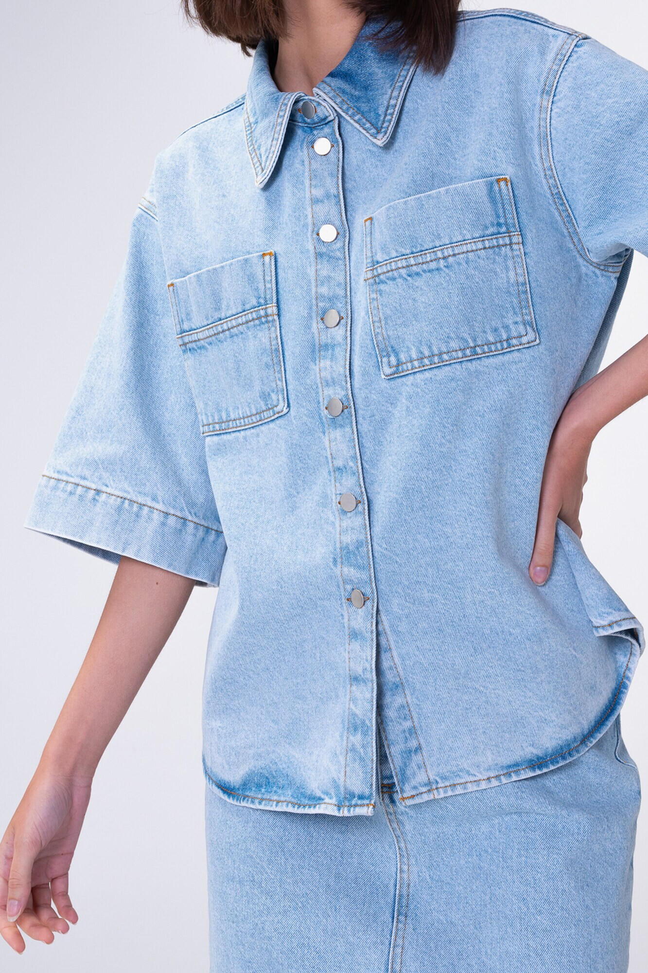 Aligne Bluza 'Giana' moder denim - Pepit.si