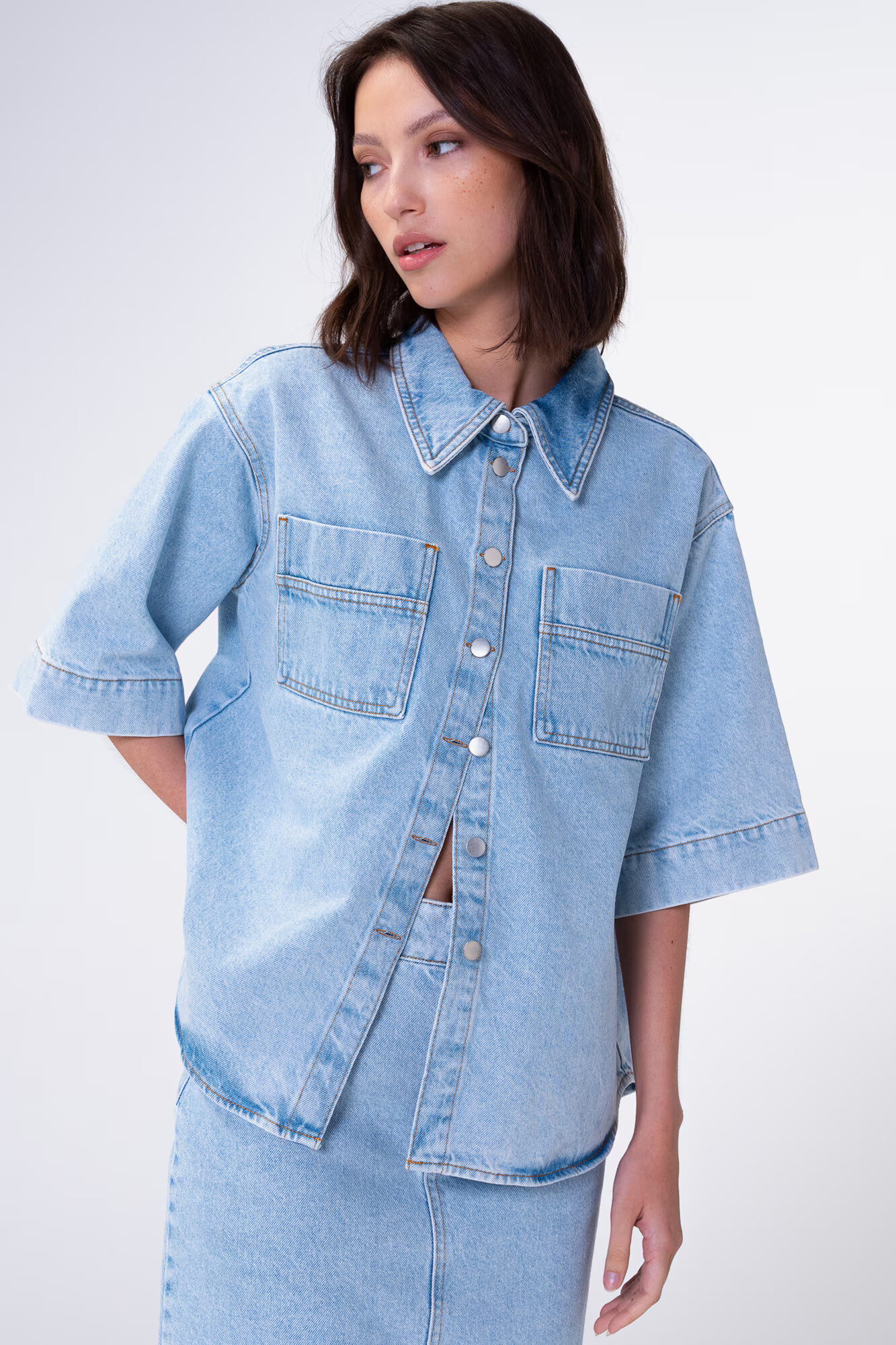 Aligne Bluza 'Giana' moder denim - Pepit.si