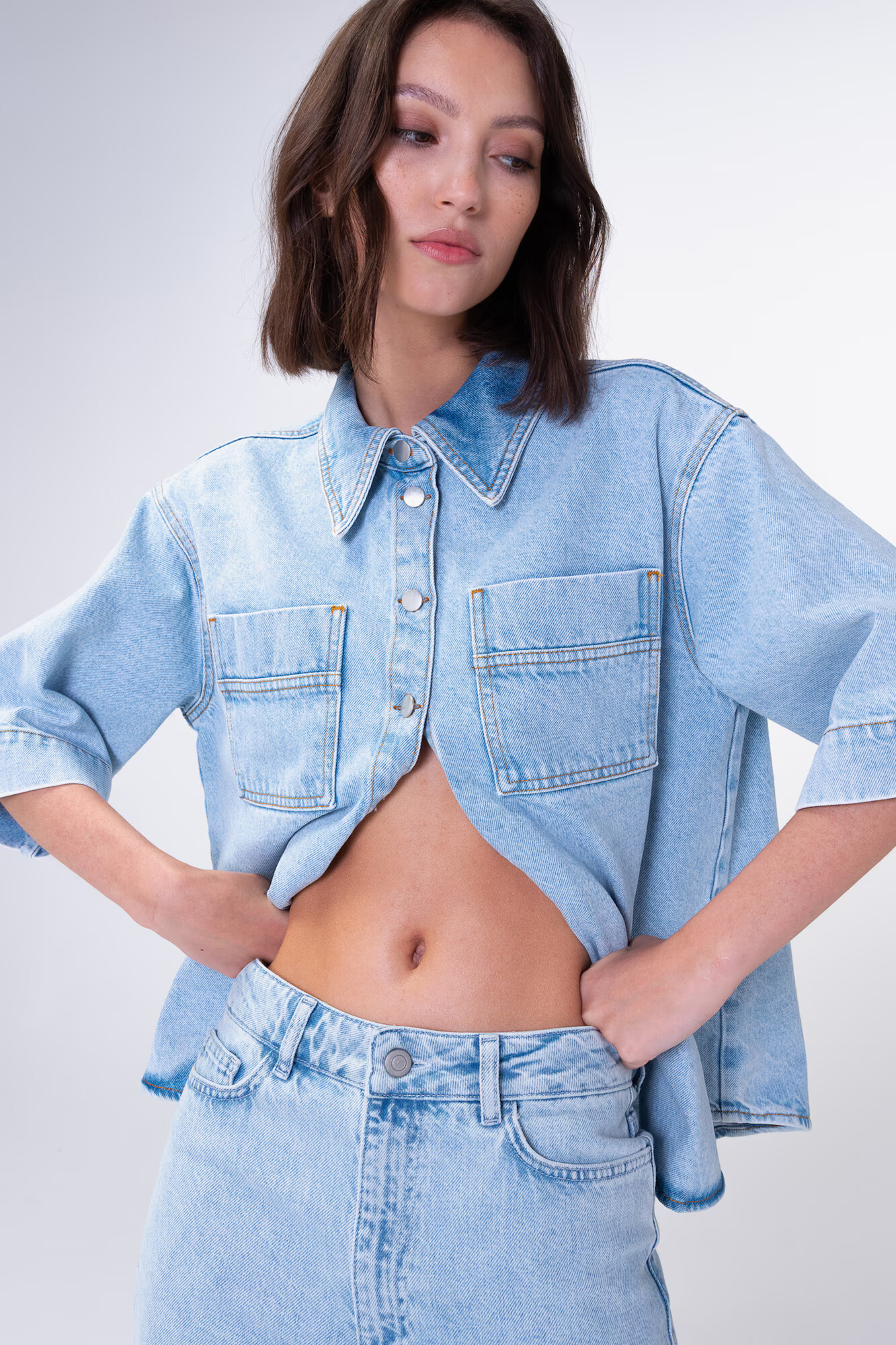 Aligne Bluza 'Giana' moder denim - Pepit.si