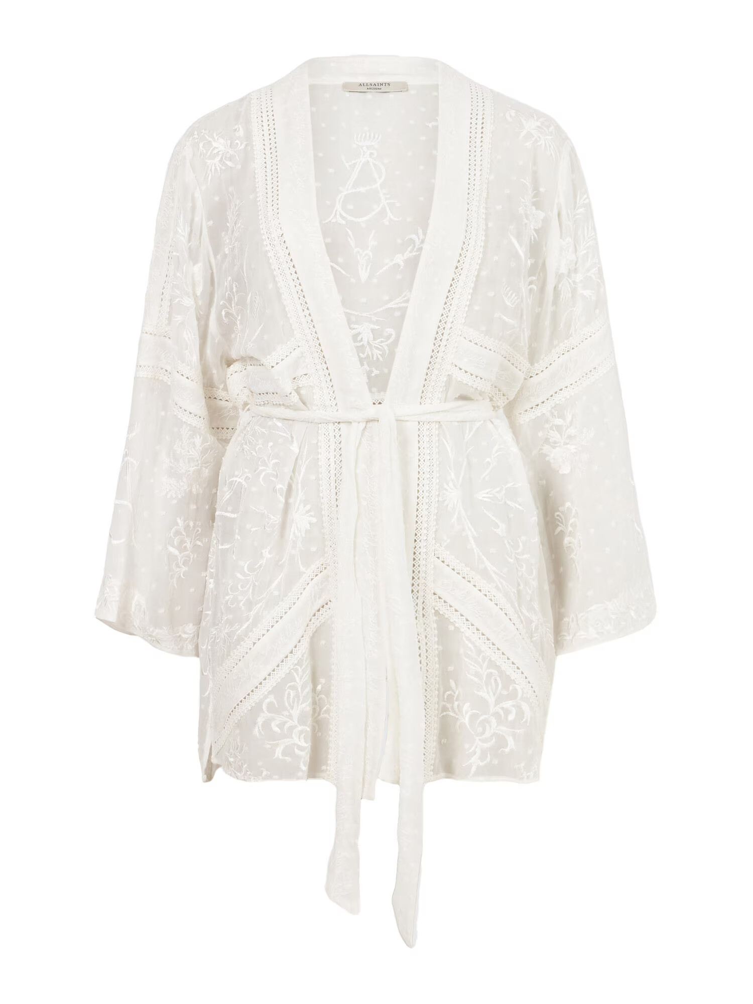 AllSaints Kimono off-bela - Pepit.si