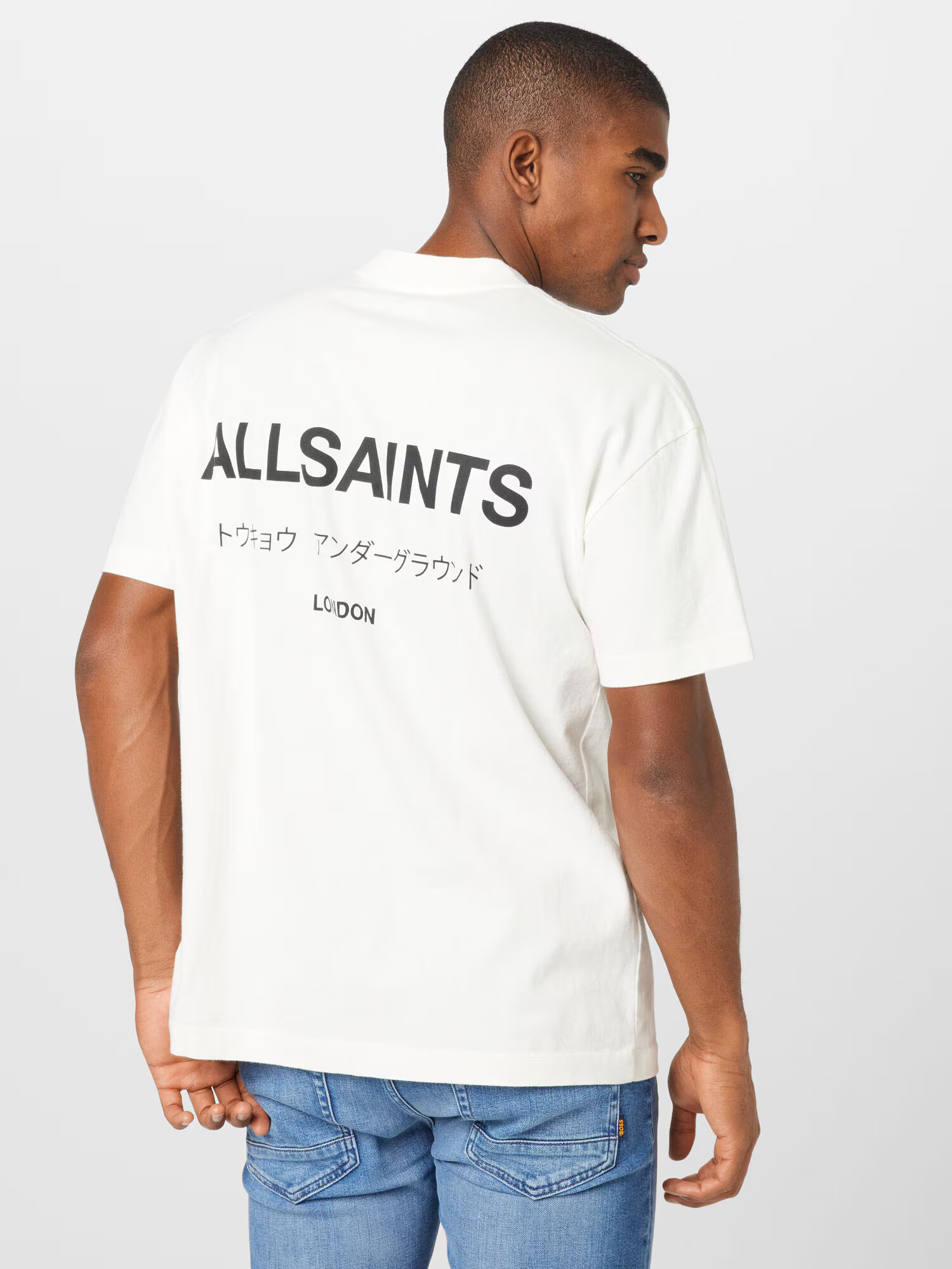 AllSaints Majica bela - Pepit.si