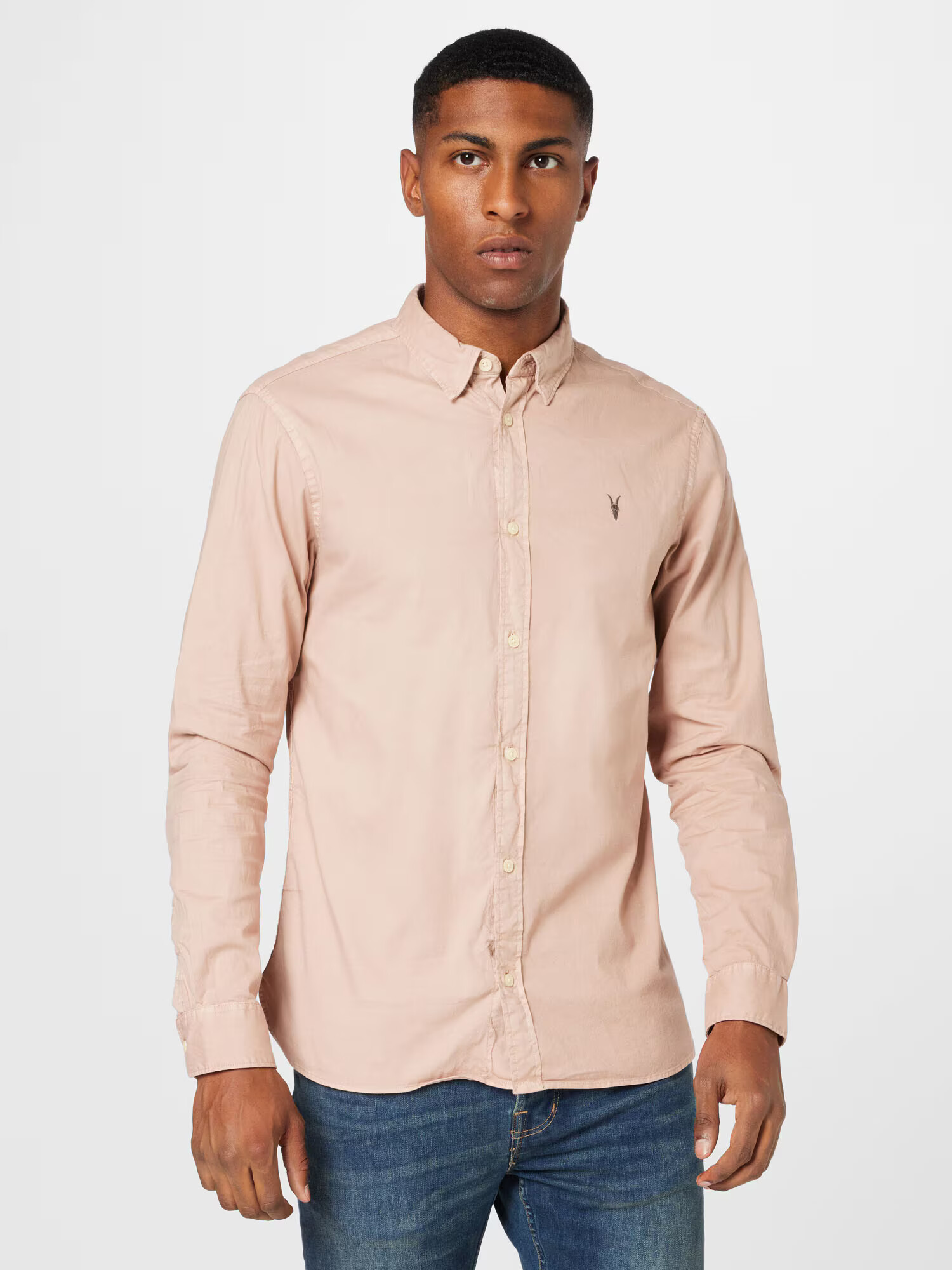 AllSaints Srajca 'HAWTHORNE' rjava / rosé - Pepit.si