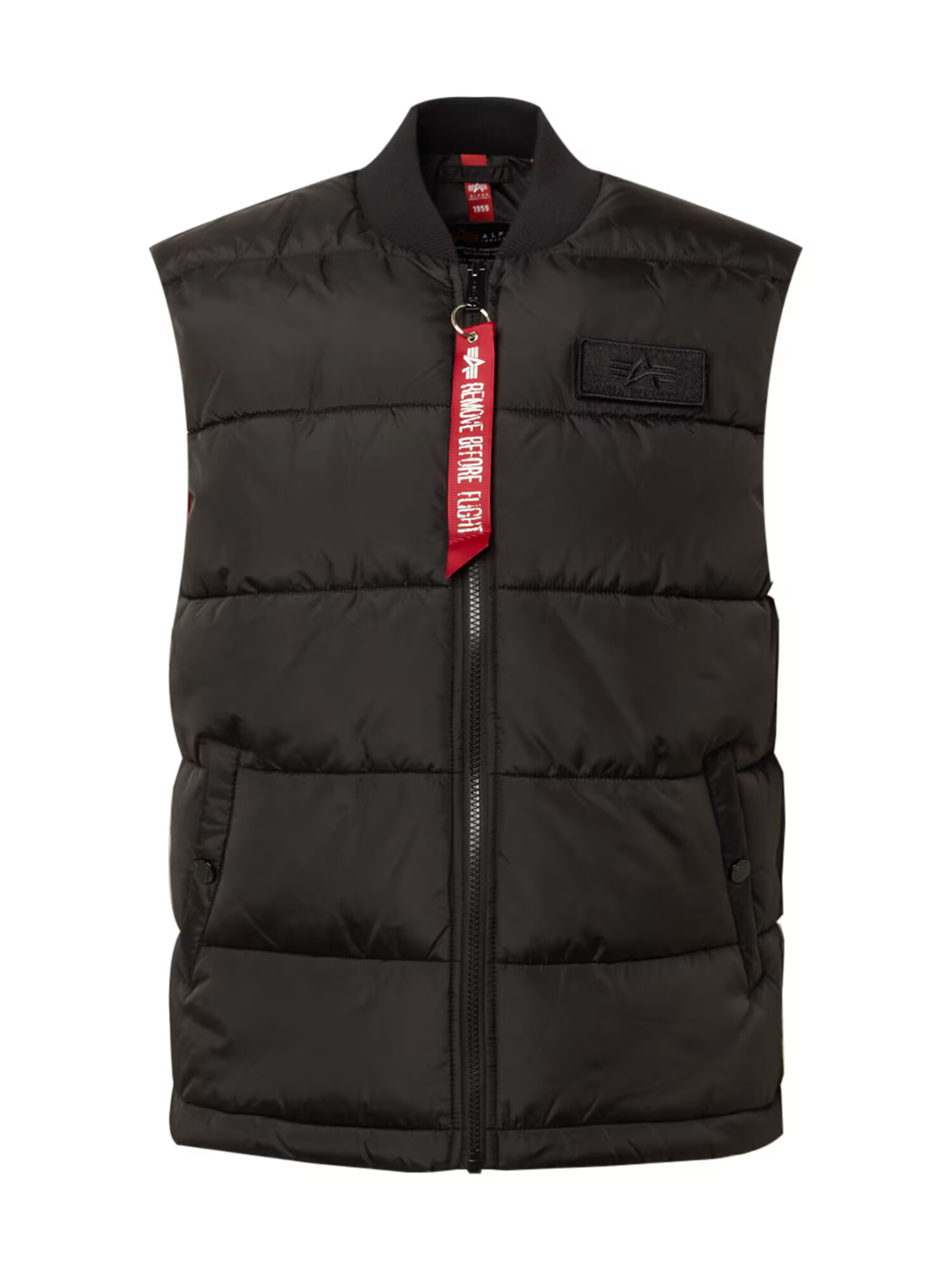 ALPHA INDUSTRIES Brezrokavnik rdeča / črna / bela - Pepit.si