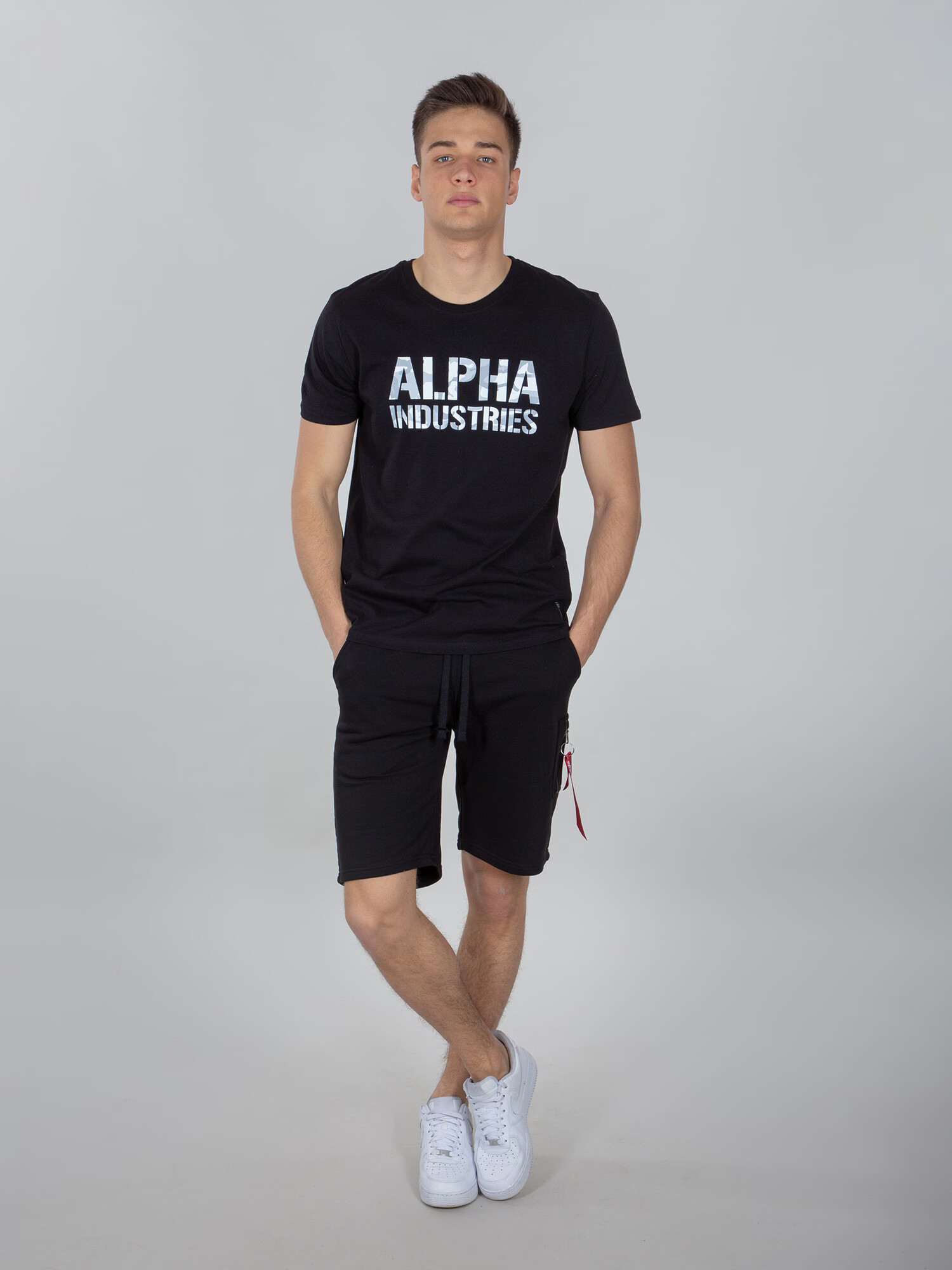 ALPHA INDUSTRIES Hlače črna - Pepit.si