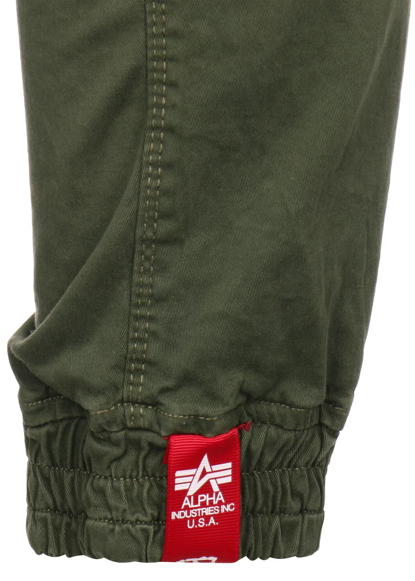 ALPHA INDUSTRIES Kargo hlače ' Spy ' kaki / rdeča - Pepit.si