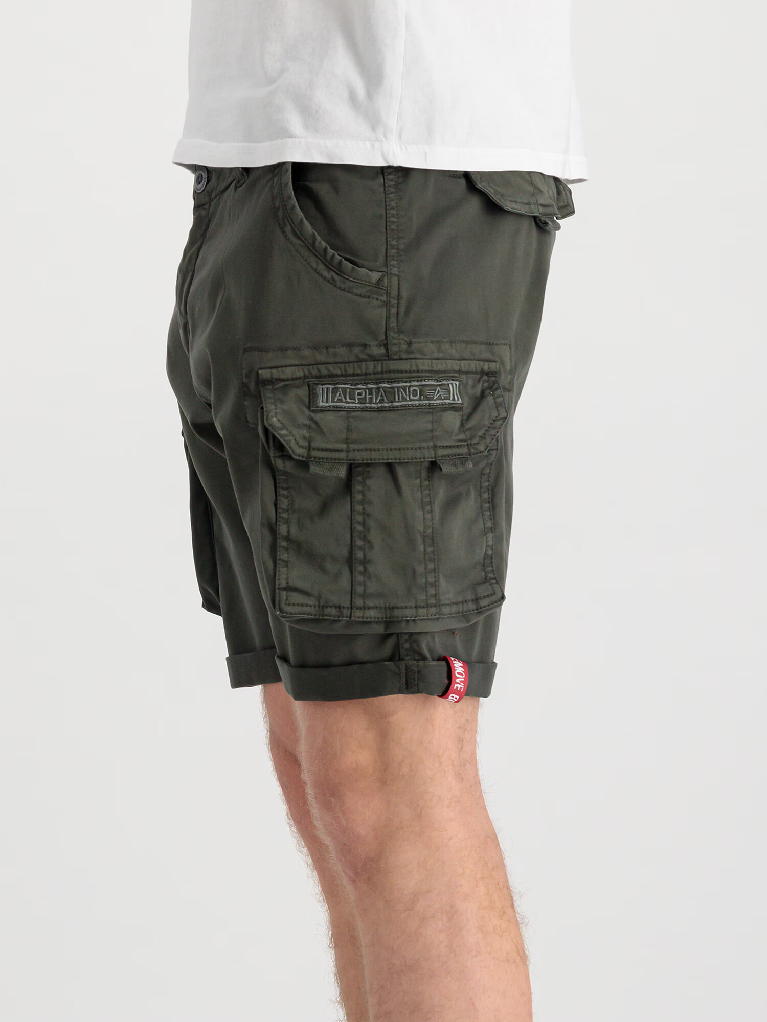 ALPHA INDUSTRIES Kargo hlače temno siva - Pepit.si