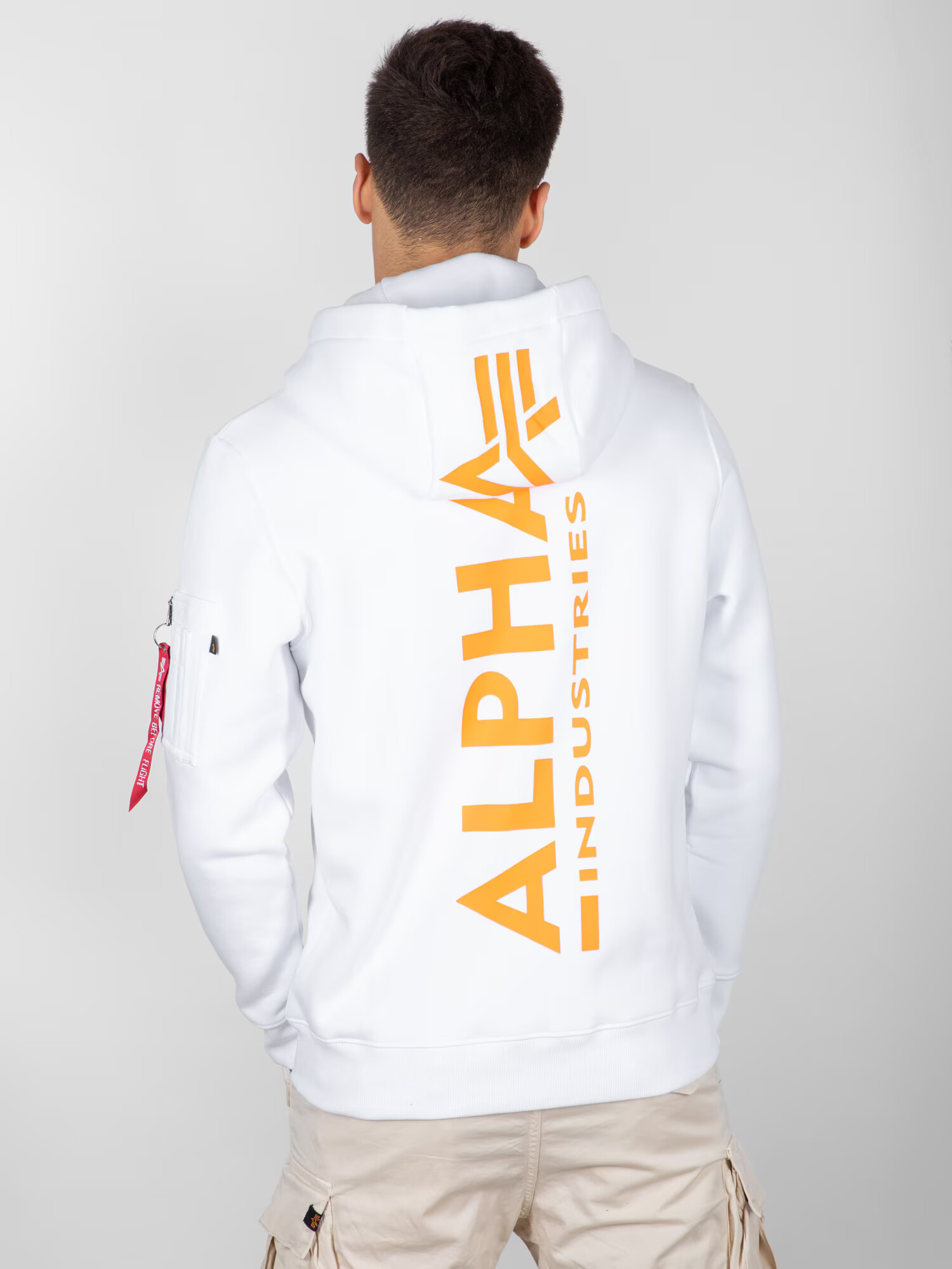 ALPHA INDUSTRIES Majica med / bela - Pepit.si