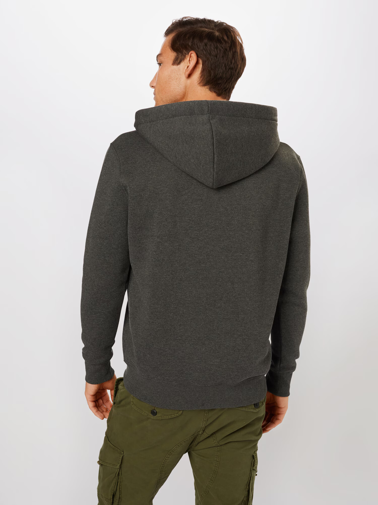 ALPHA INDUSTRIES Majica 'Basic Hoody' rumena / grafit - Pepit.si