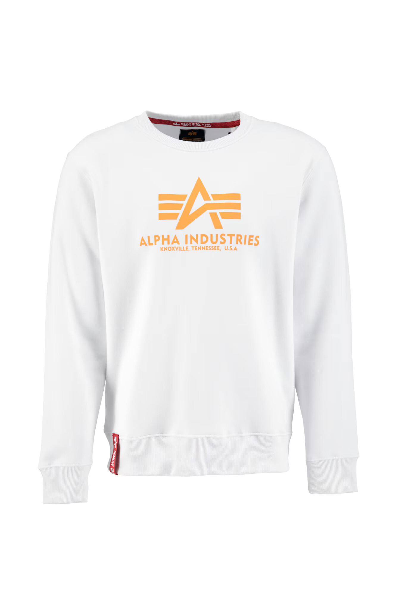 ALPHA INDUSTRIES Majica oranžna / rdeča / bela - Pepit.si