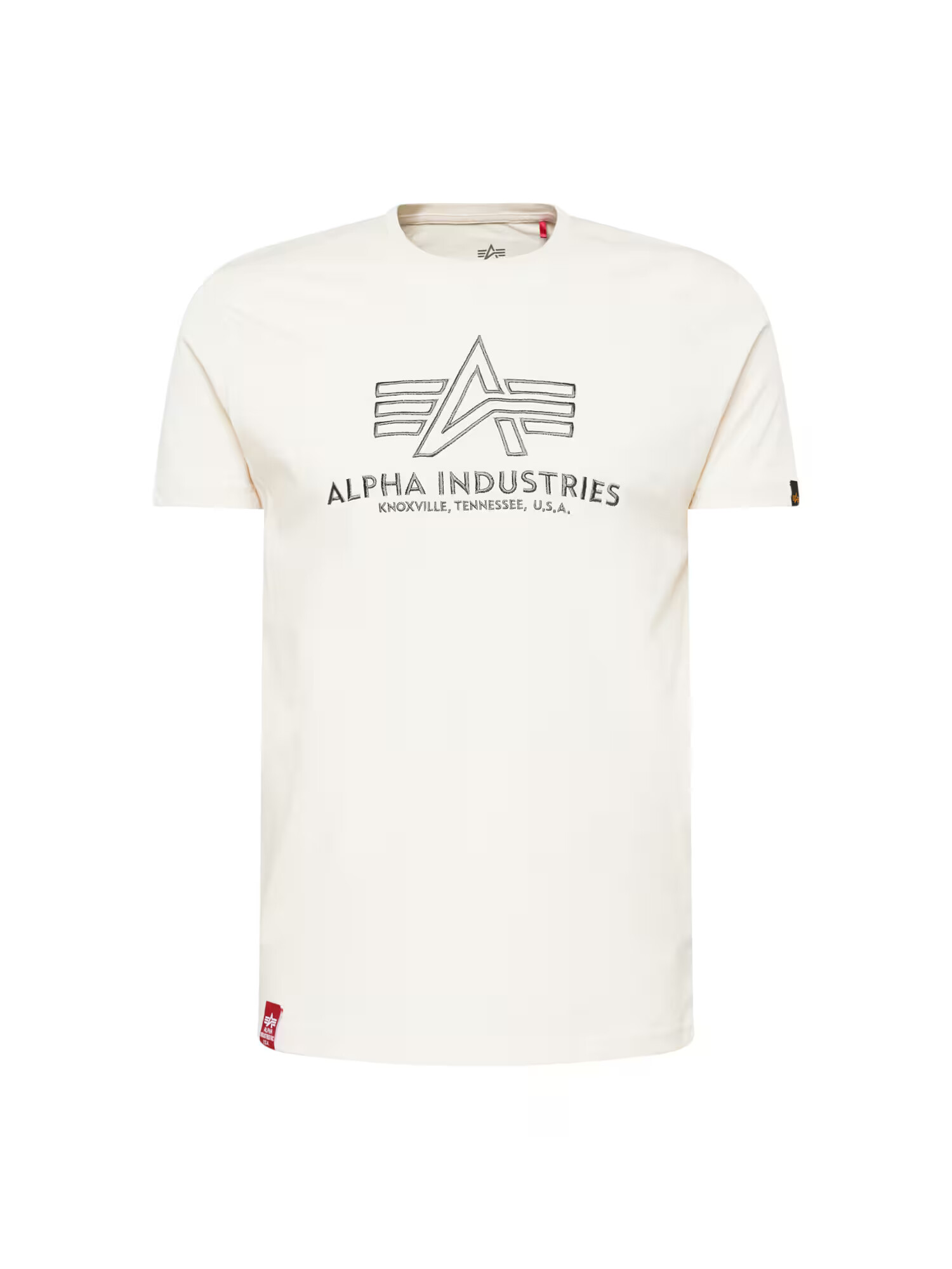 ALPHA INDUSTRIES Majica bež / temno siva - Pepit.si