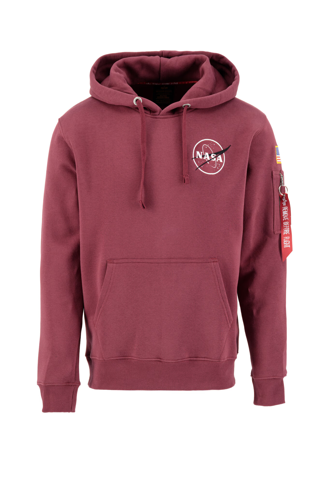 ALPHA INDUSTRIES Majica mešane barve / burgund - Pepit.si