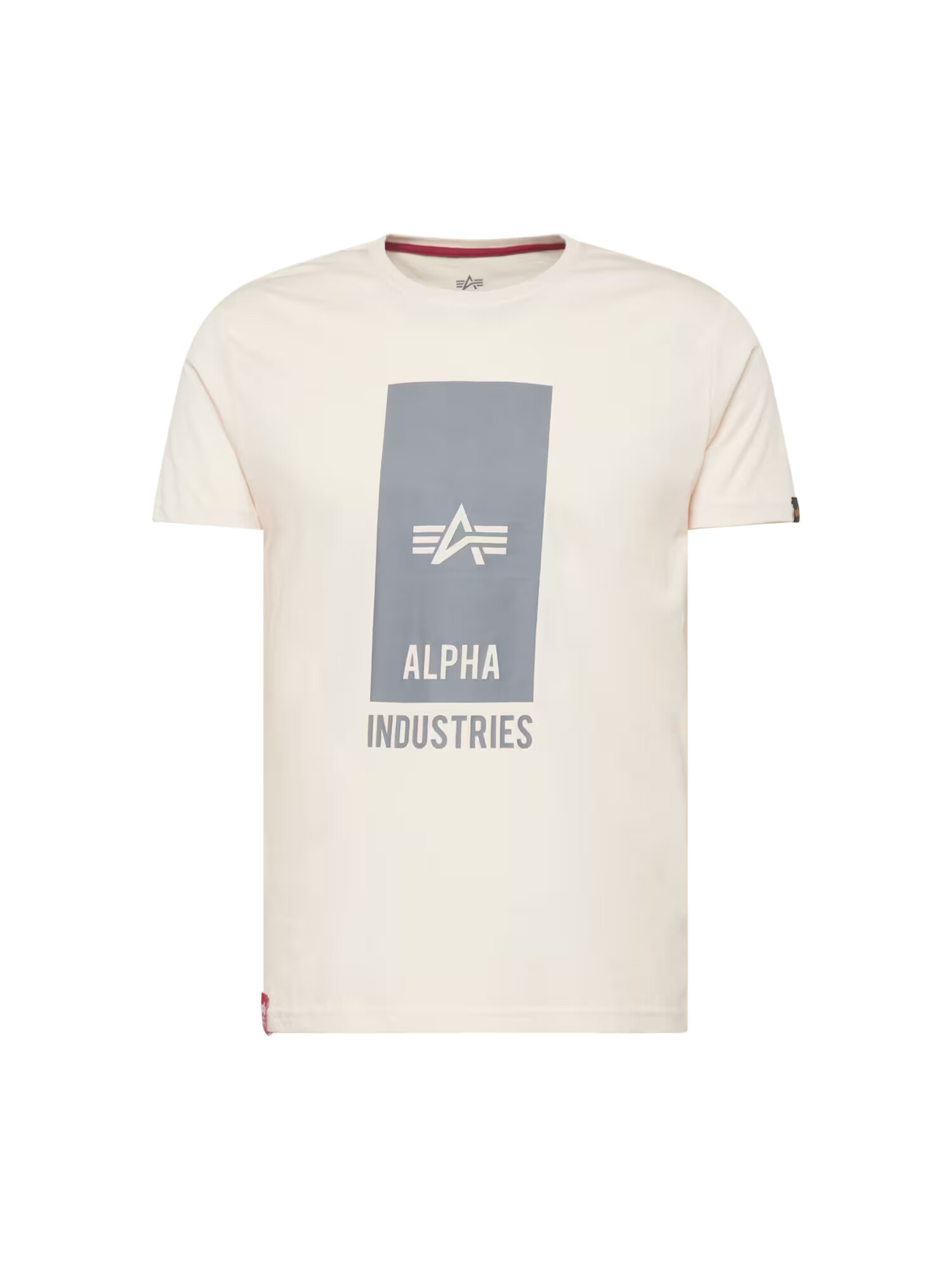 ALPHA INDUSTRIES Majica golobje modra / bela - Pepit.si