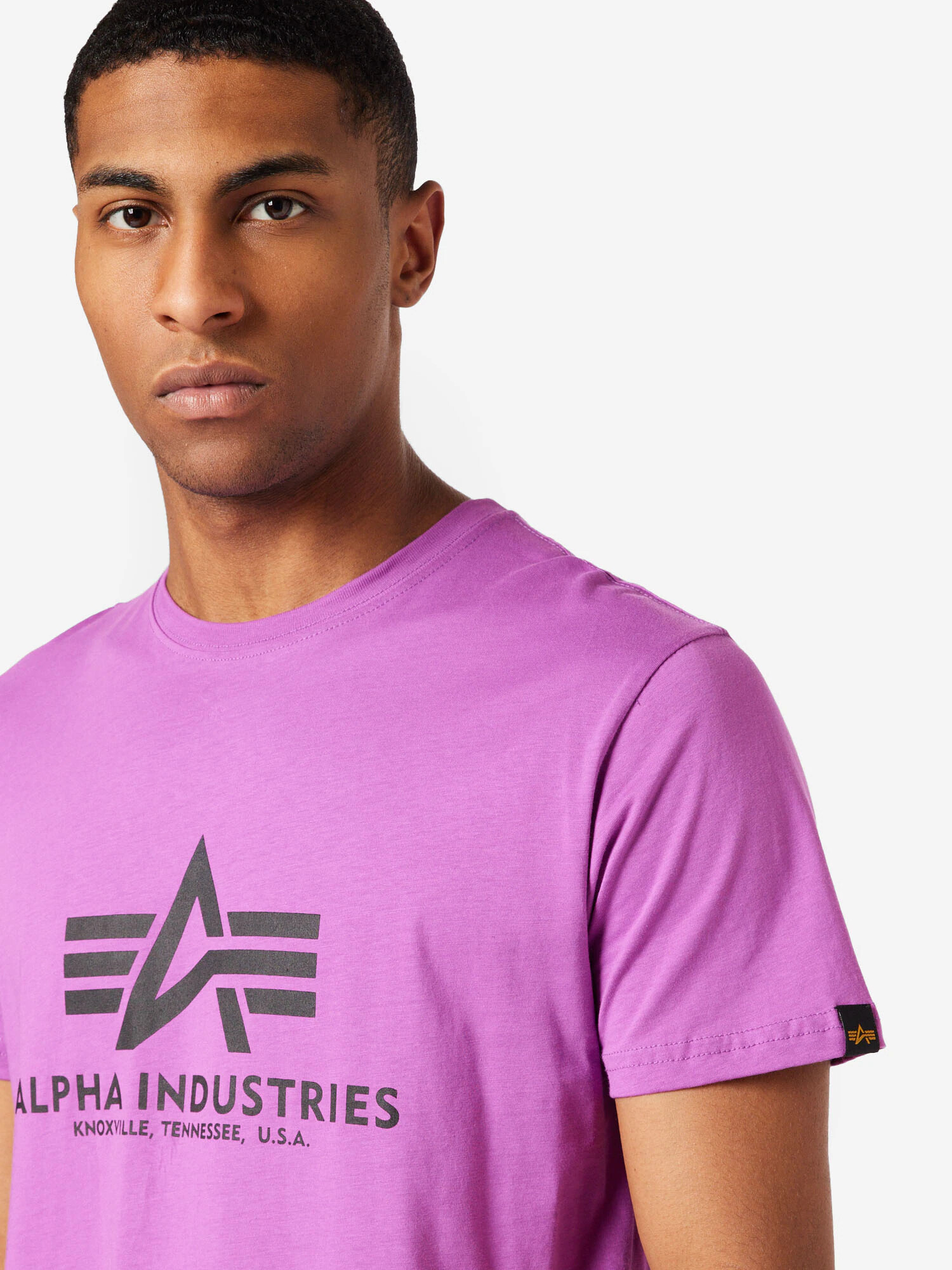 ALPHA INDUSTRIES Majica magenta / črna - Pepit.si