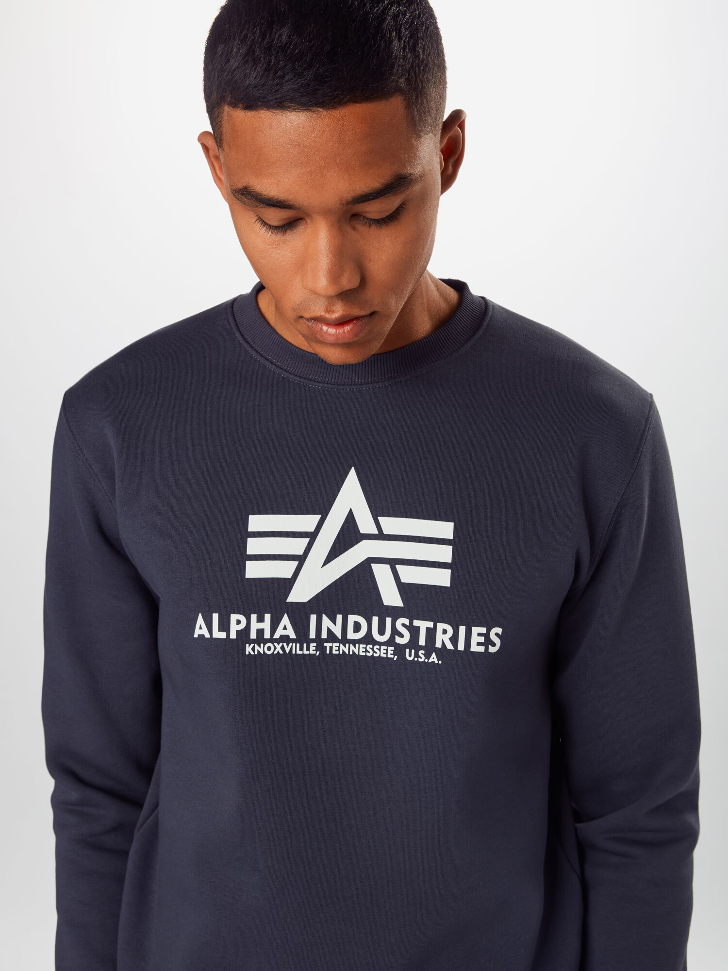 ALPHA INDUSTRIES Majica marine / rdeča / bela - Pepit.si