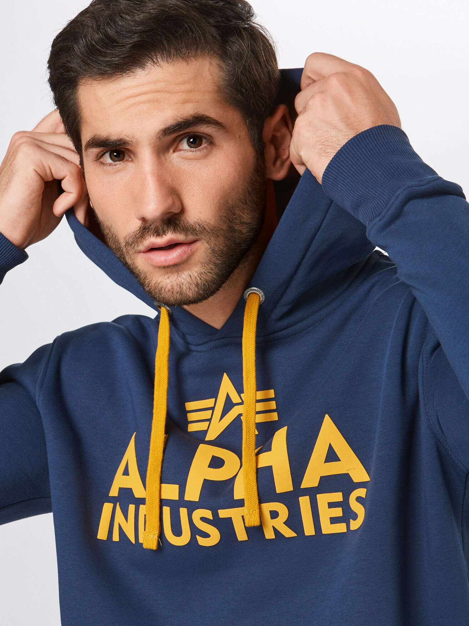 ALPHA INDUSTRIES Majica mornarska / žafran - Pepit.si