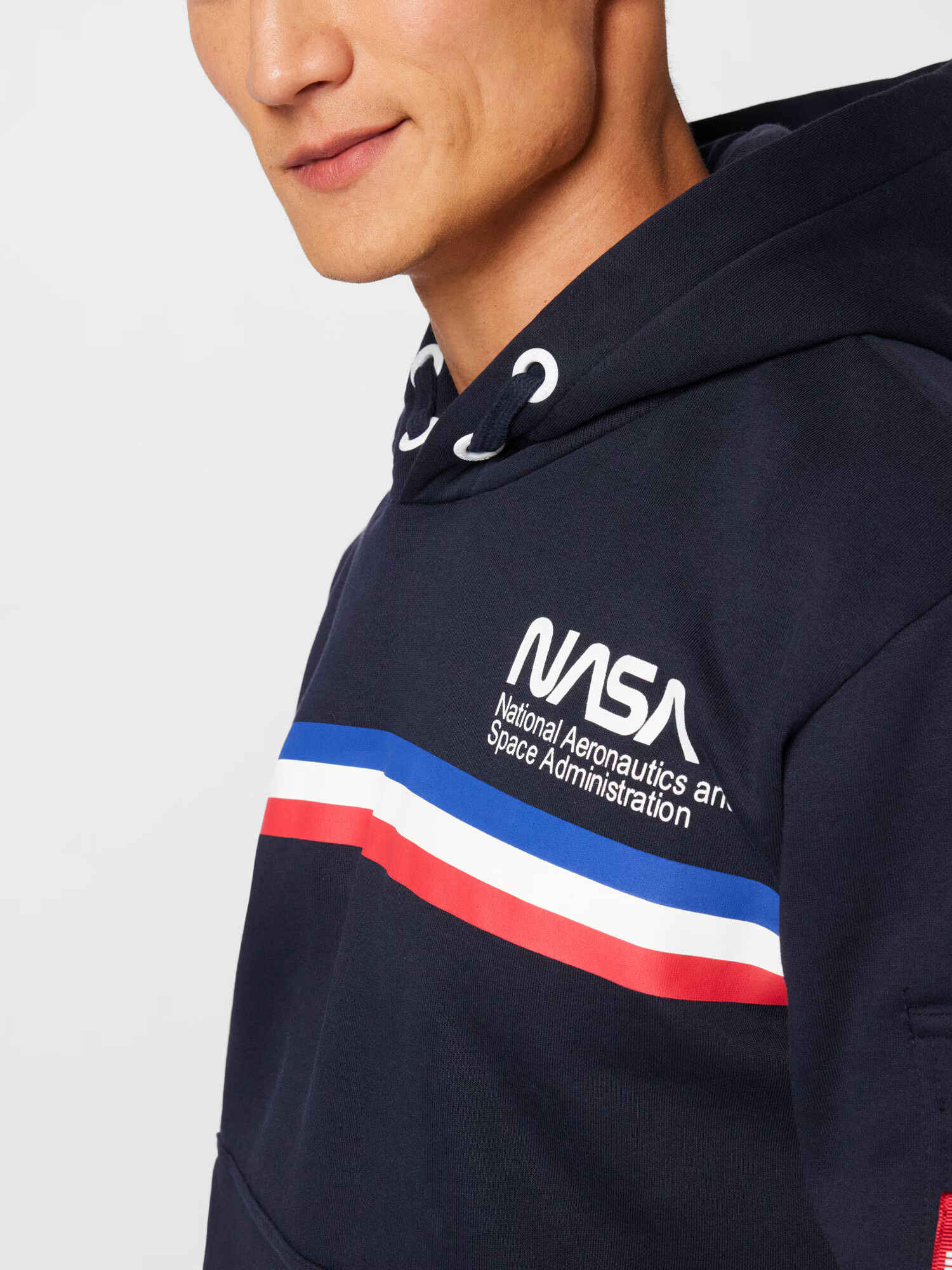 ALPHA INDUSTRIES Majica 'NASA ISS' mornarska / mešane barve - Pepit.si