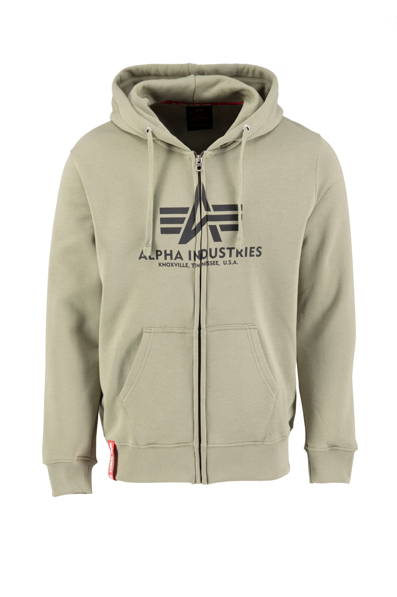 ALPHA INDUSTRIES Jopa na zadrgo oliva - Pepit.si