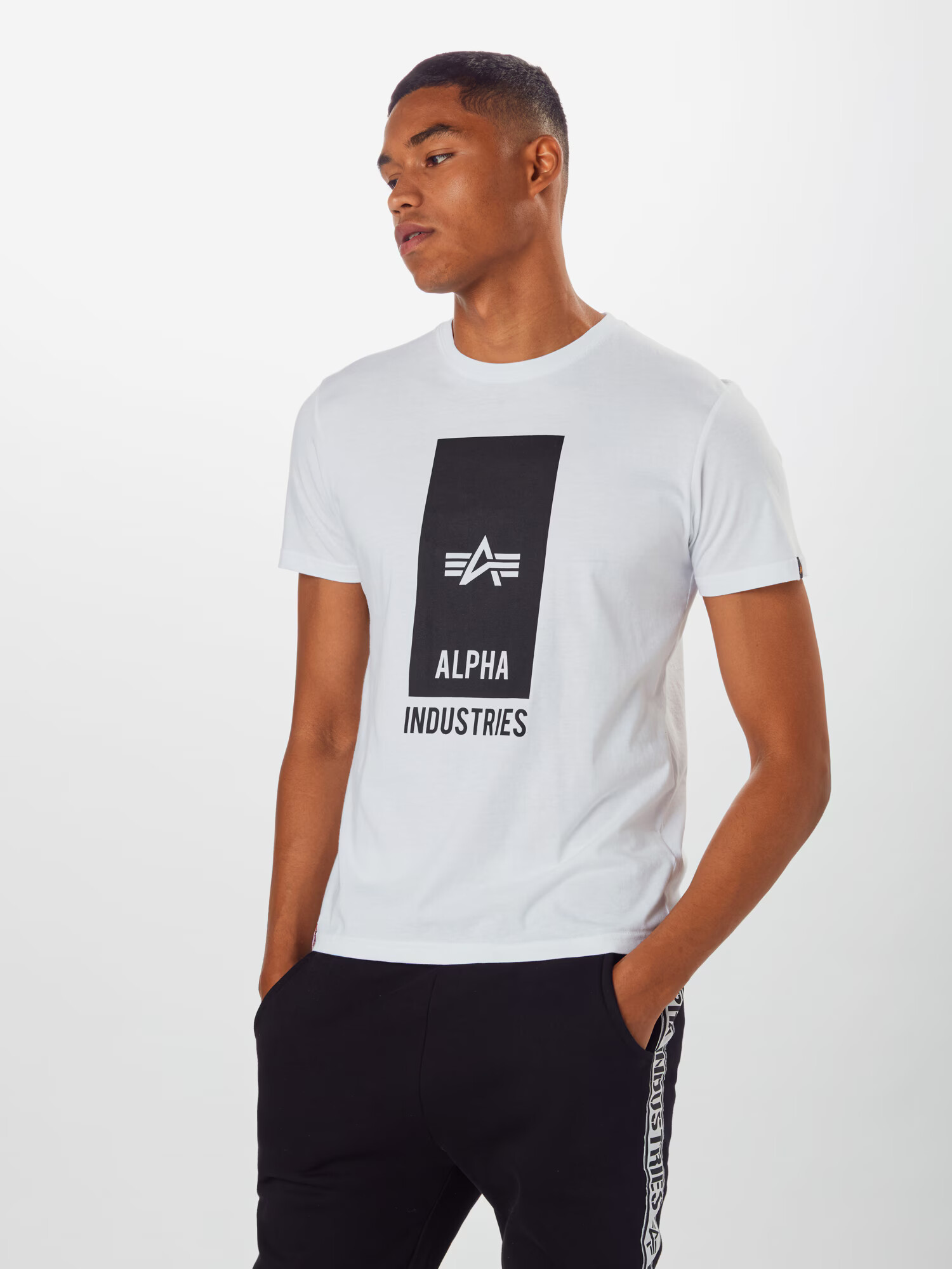 ALPHA INDUSTRIES Majica rdeča / črna / bela - Pepit.si