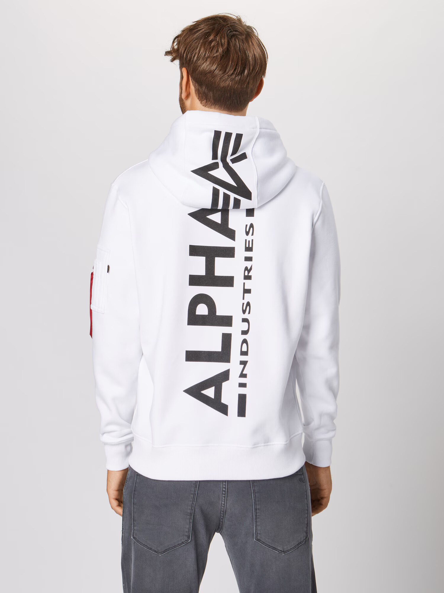 ALPHA INDUSTRIES Majica rdeča / črna / bela - Pepit.si